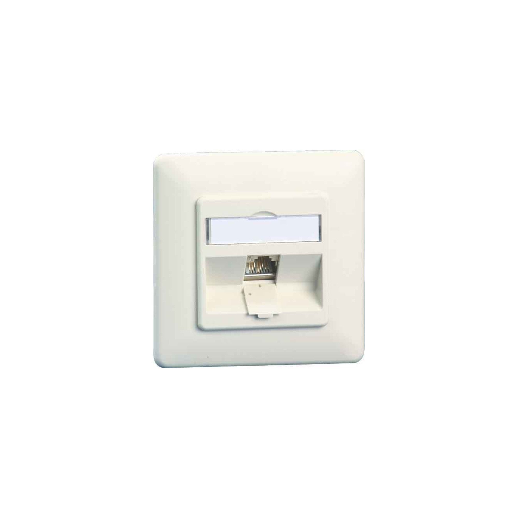 Metz Connect BTR NETCOM Anschlussdose C6Amodul UP 1Port 270 UP,rws TN C6Amod-1UP-27 Installationskabel
