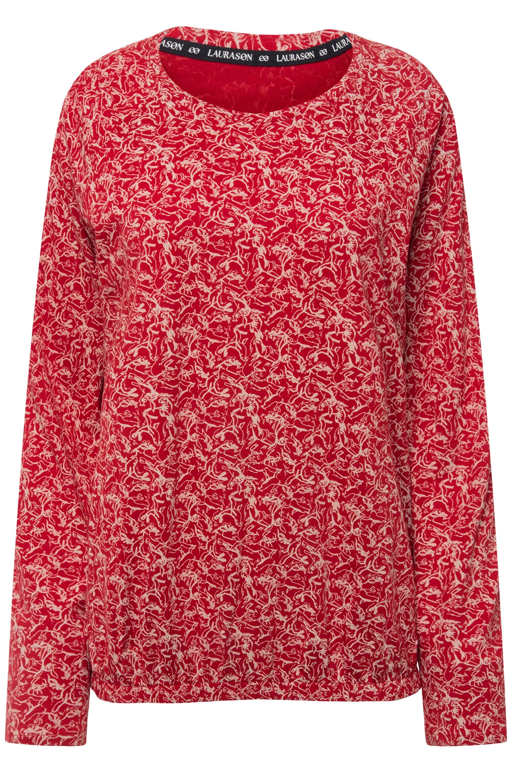 Laurasøn T-Shirt Druckshirt Raglanärmel Rundhals günstig online kaufen