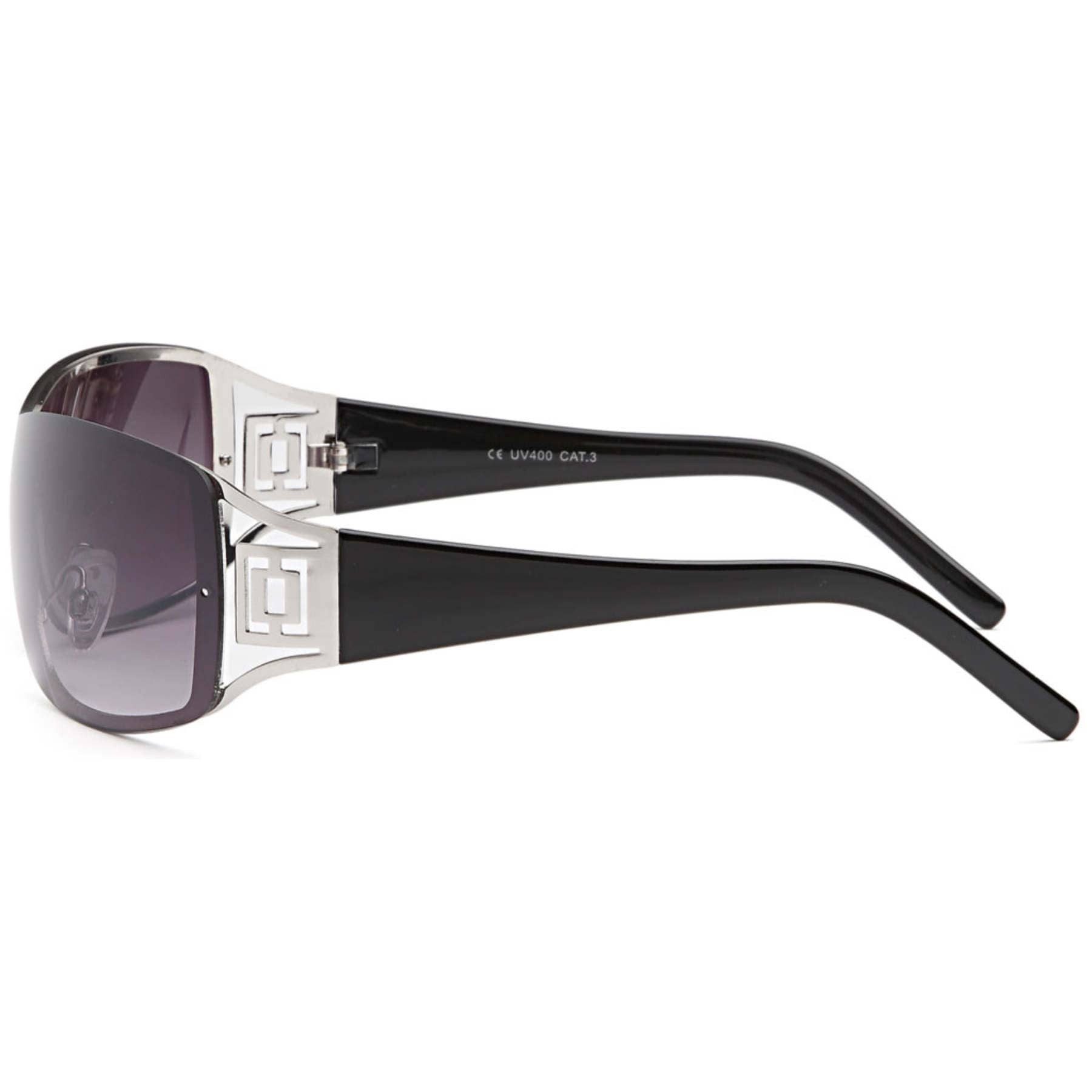 BEZLIT Eyewear Monoscheibensonnenbrille Damen Sonnen Brille Retro Oval (Packung, 1-St) mit verziertem Bügel