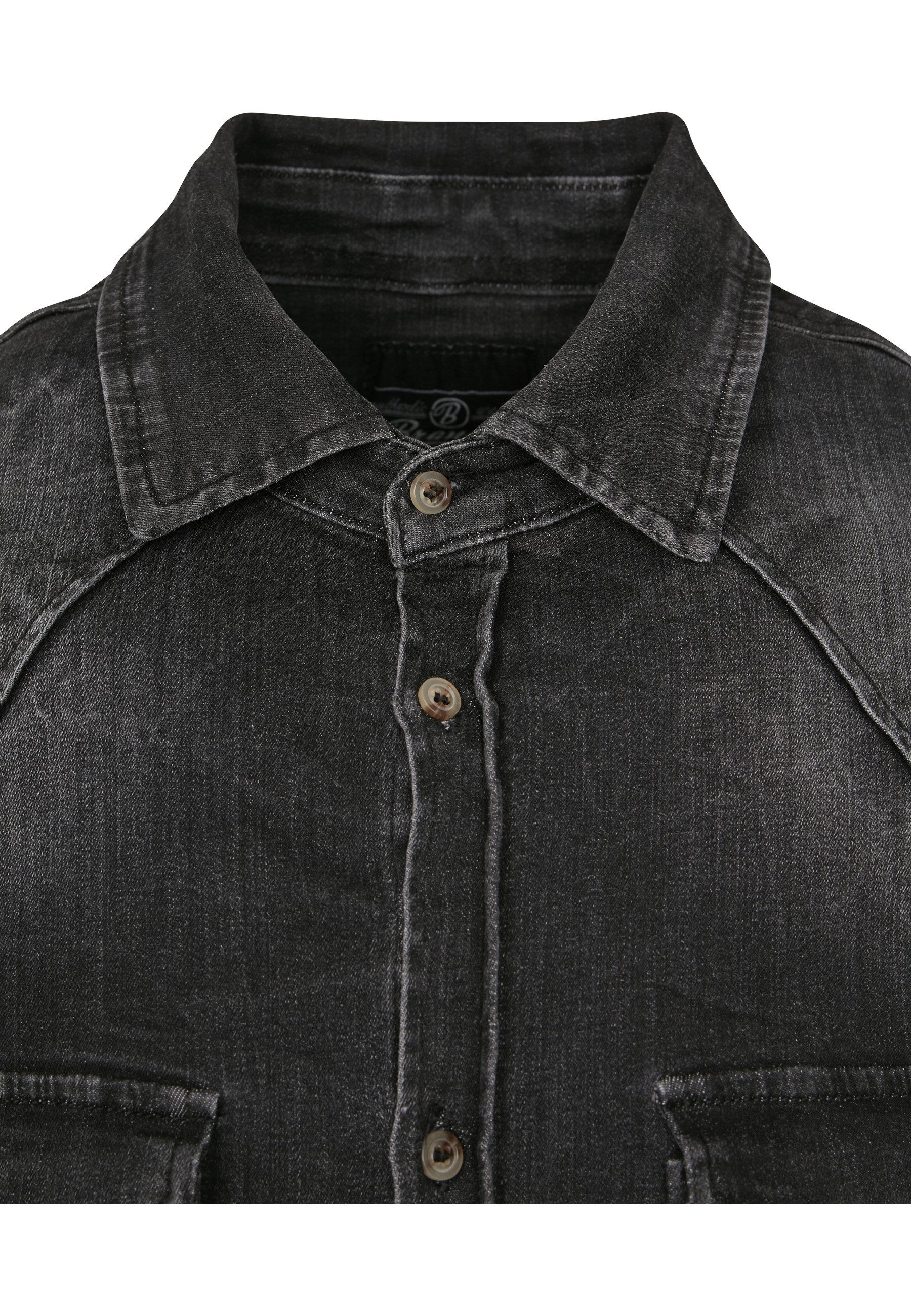 Brandit Kurzarmshirt Brandit Herren Riley Denim Shirt (1-tlg)