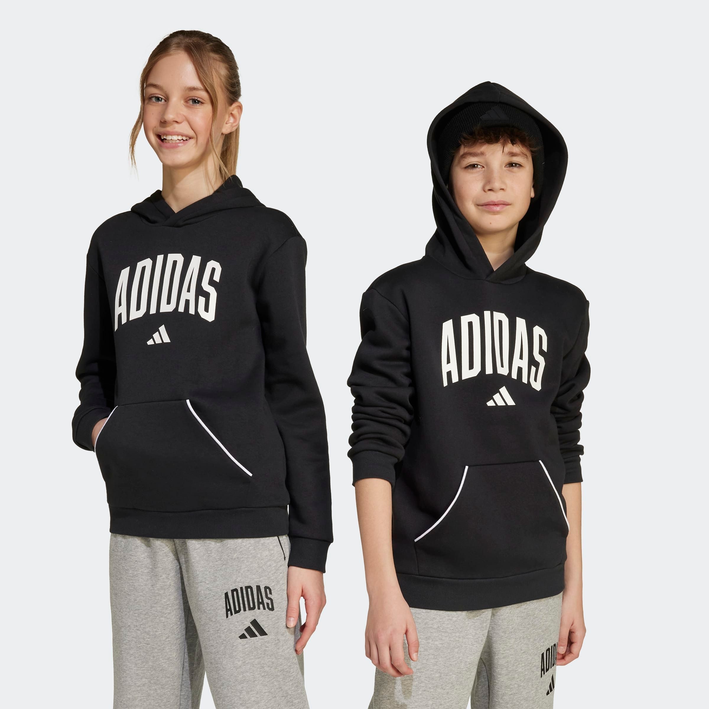 adidas Sportswear Kapuzensweatshirt SEASONALS ESSENTIALS COLLEGIATE TYPOGRAPHY KIDS HOODIE