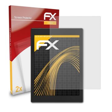 atFoliX Schutzfolie für Onyx Boox Tab Mini C, (2 Folien), Entspiegelnd und stoßdämpfend