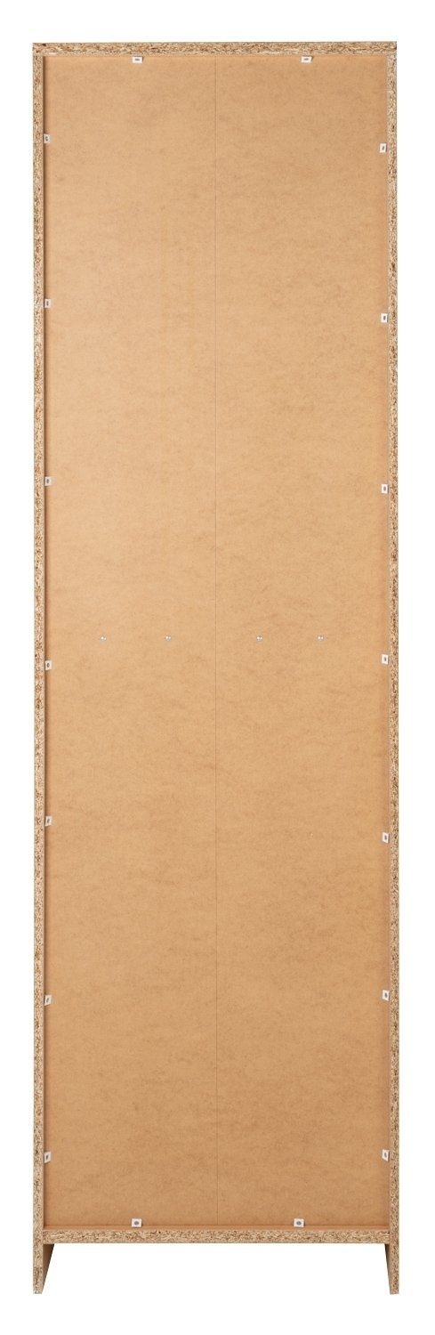 Regal Bücherregal handelsübliche Ordner 1-tlg., OPTIMUS, Buchedekor für 198 cm, Braun, cm, 54 H geeignet B