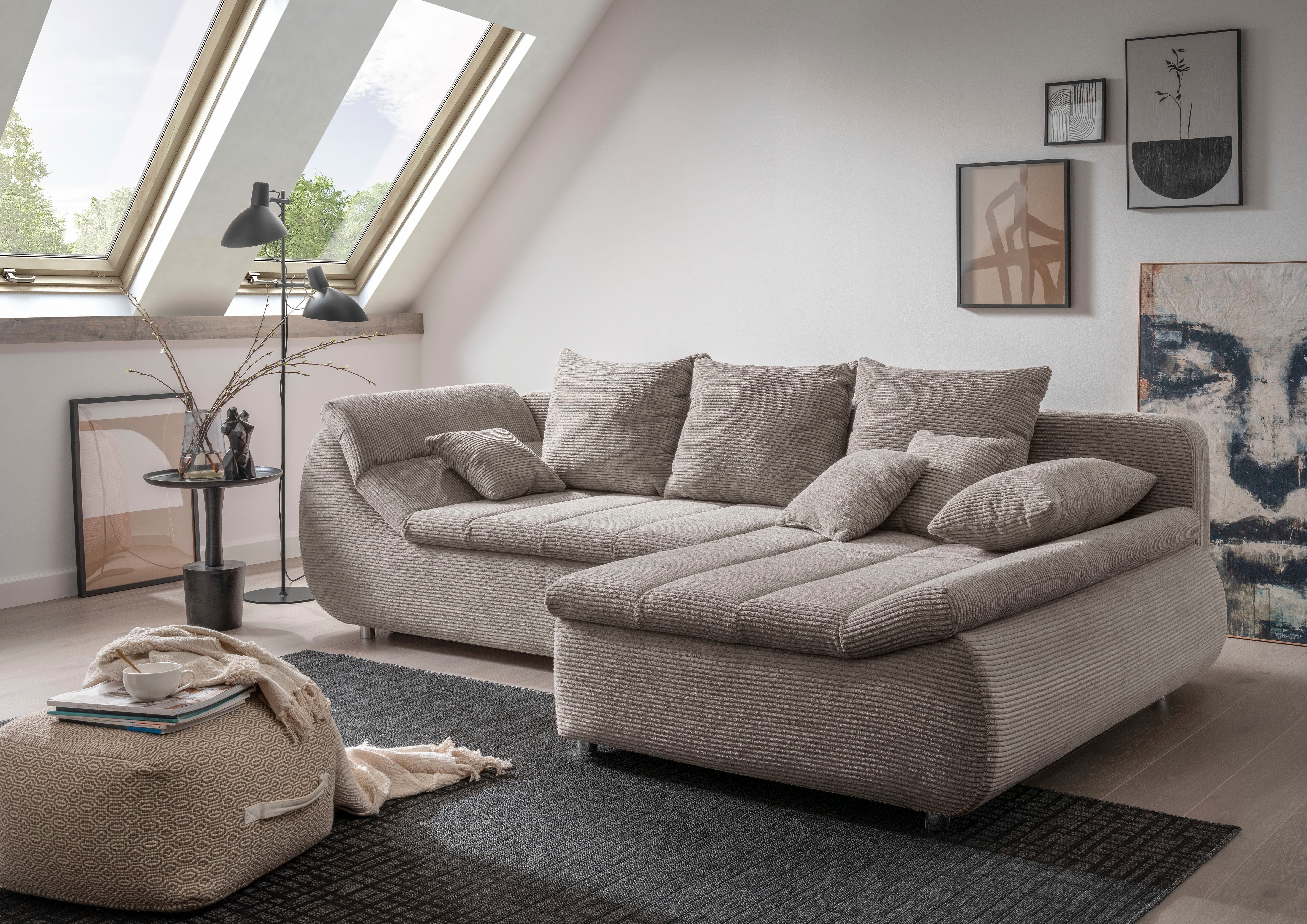 INOSIGN Ecksofa Imola elegant und bequem, günstig online kaufen