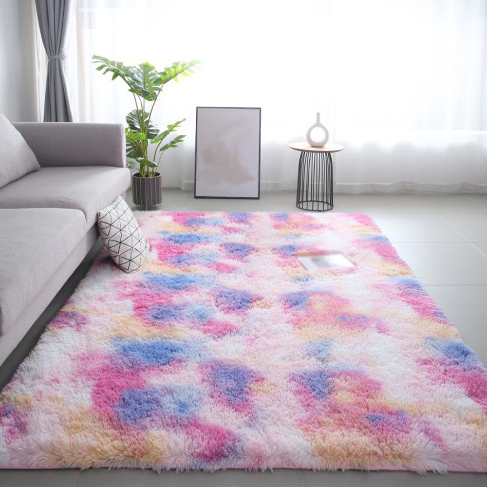 FOUORTUNATE-BEE Teppich Irisierend Teppich für Wohnzimmer günstig online kaufen
