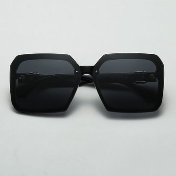 Houhence Sonnenbrille Sonnenbrille Damen Groß Vintage polarisiert UV Schutz