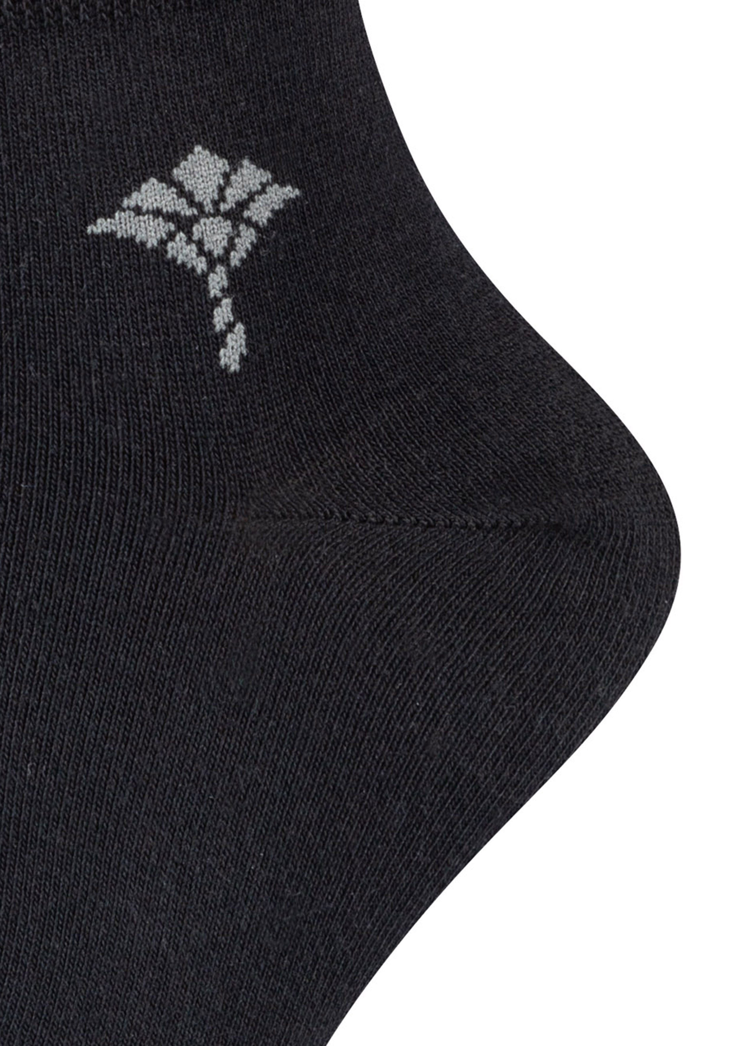 JOOP! Kurzsocken for your daily glam (4-Paar, 4 Paar) mit weichem Fußbett