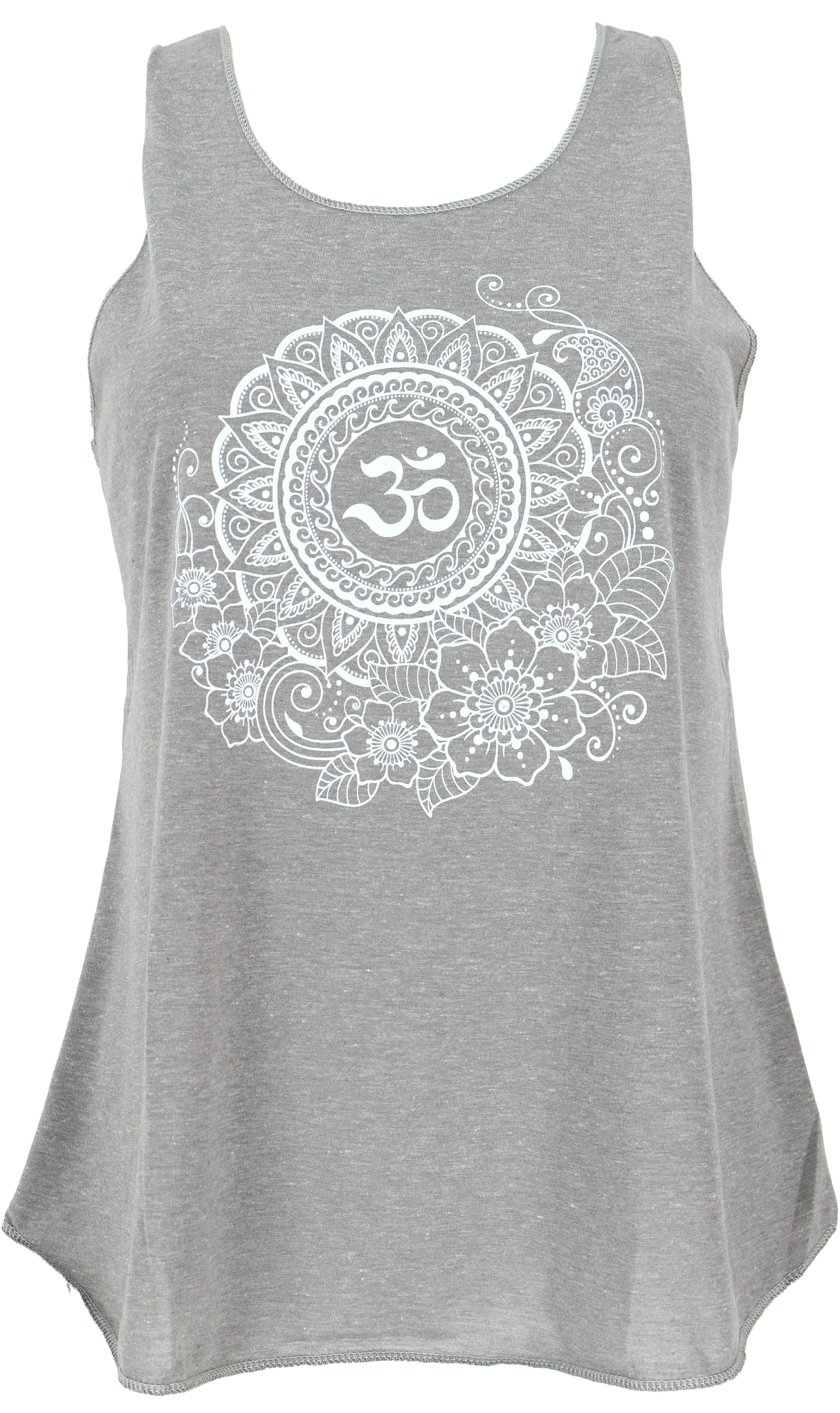 Guru-Shop T-Shirt Tanktop mit Ethnodruck, Om günstig online kaufen
