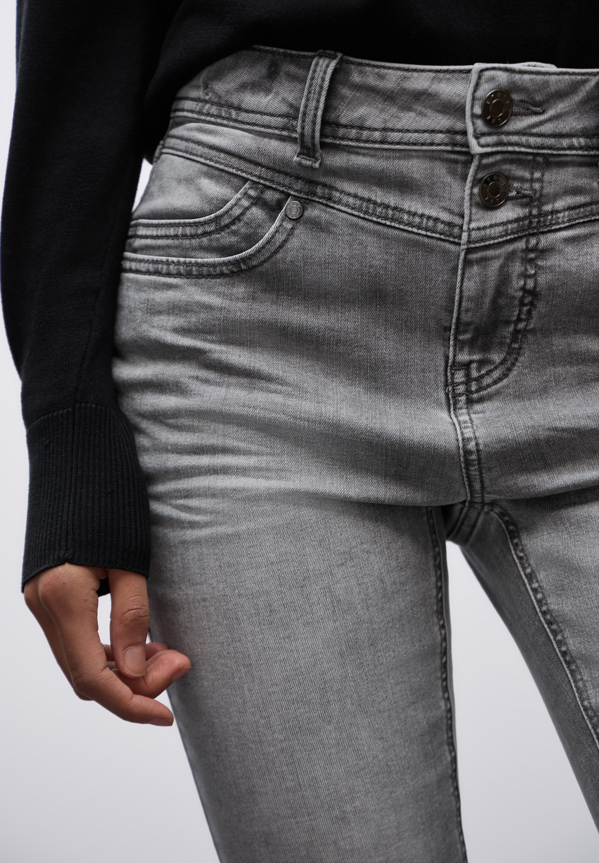 STREET ONE Slim-fit-Jeans Style York im Five-Pocket Style