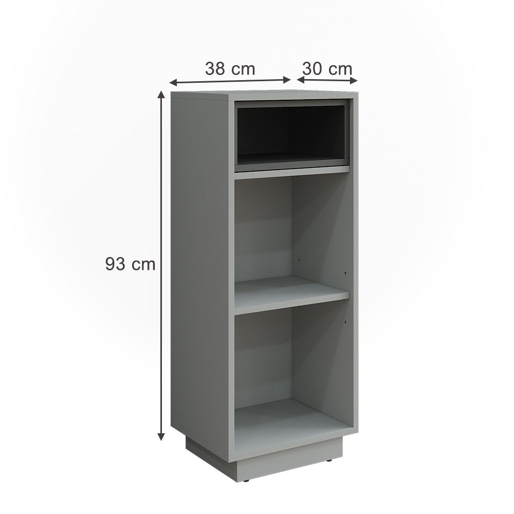 Vicco Midischrank Beatrice, Grau/Anthrazit, 38 x günstig online kaufen
