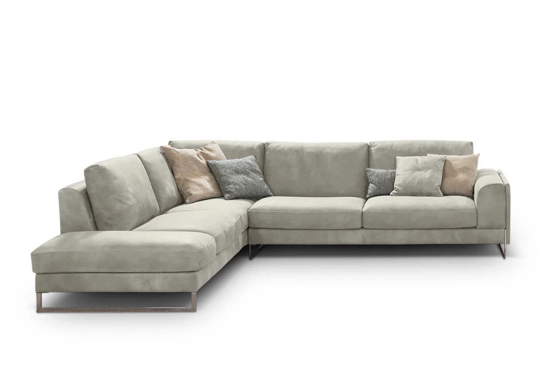moebeloutlet.de Ecksofa Moebel Outlet.de Ecksofa – Modernes Ledersofa mit 2 Jahren Garantie