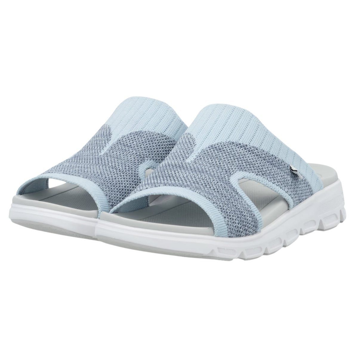 Rieker V8451 Pantoletten blau Damen - günstig online kaufen
