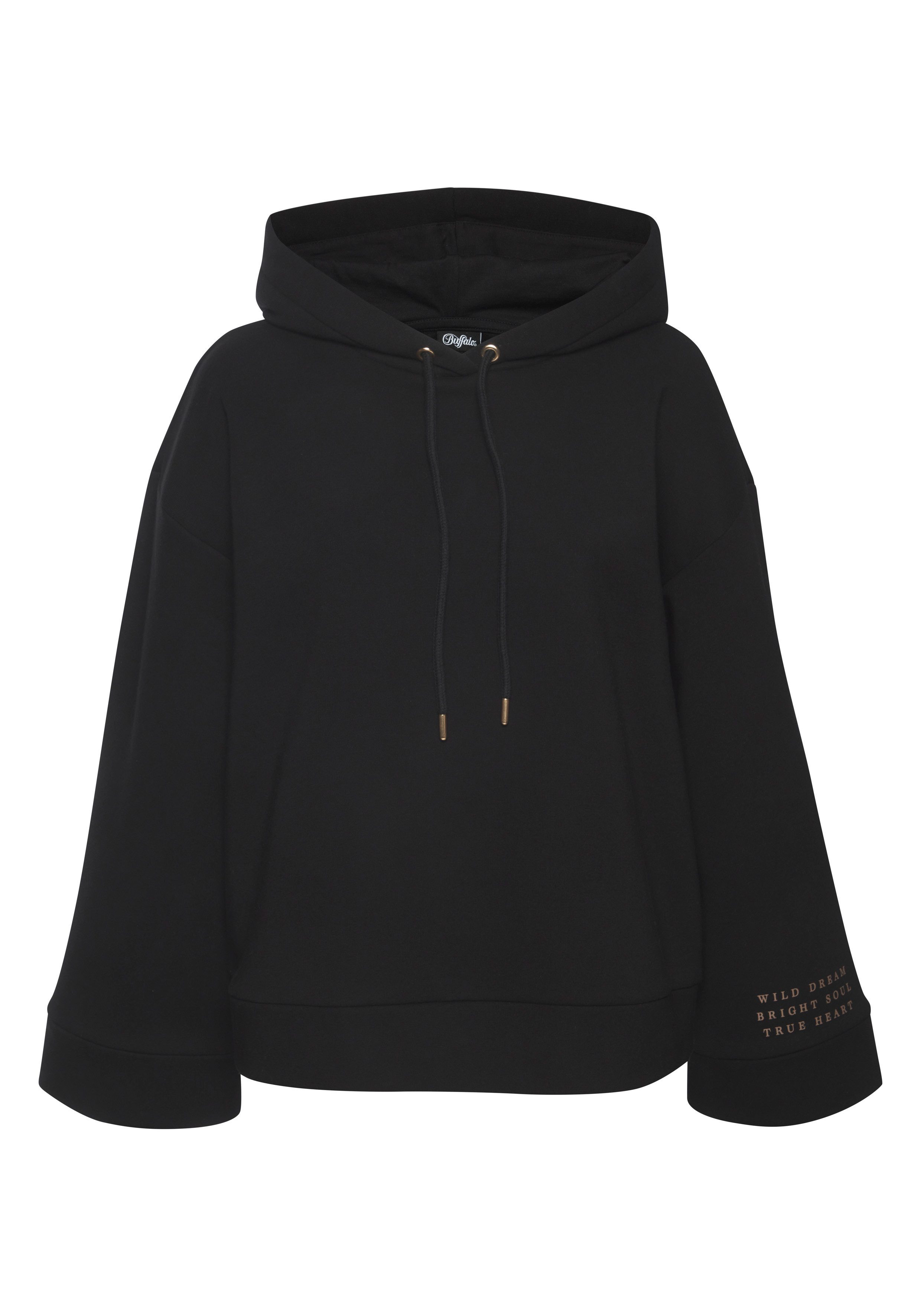 Buffalo Hoodie - Sweater mit Kapuze mit weiten Ärmel und überschnittenen Schultern, Loungewear – Bild 2 von 5
