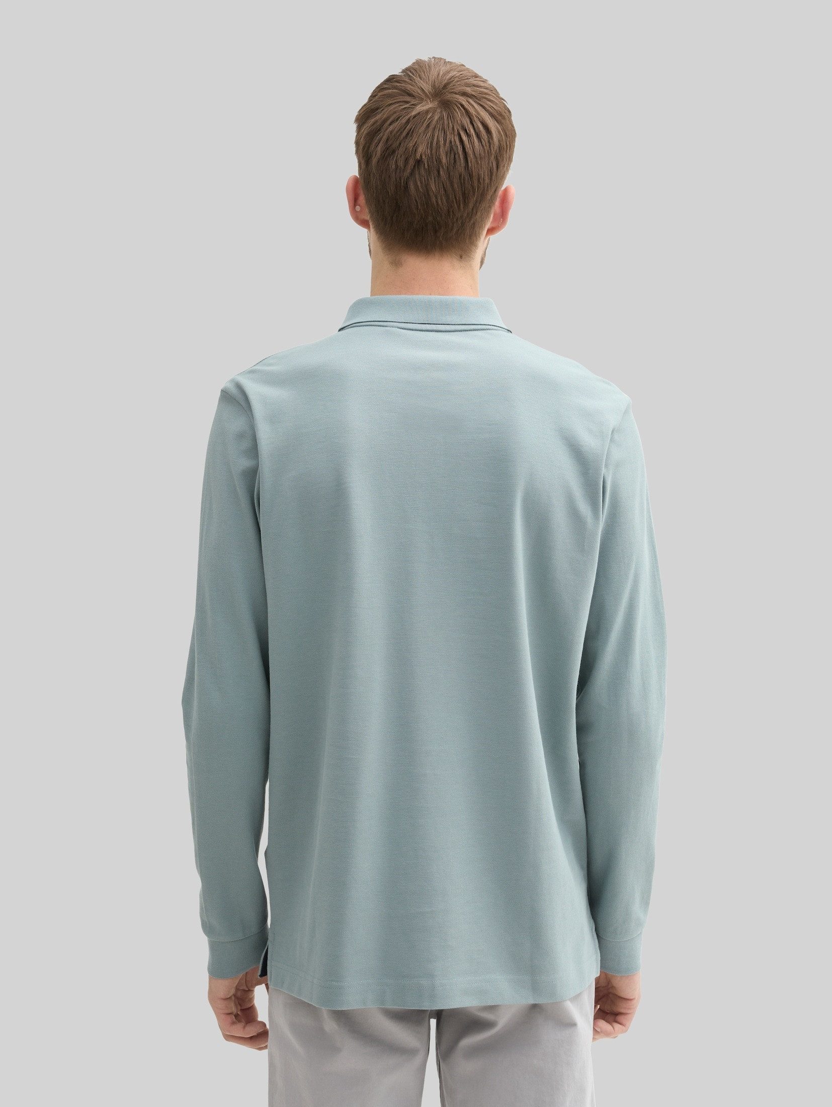 TOM TAILOR Langarm-Poloshirt Poloshirts Langarm Piqué Poloshirt