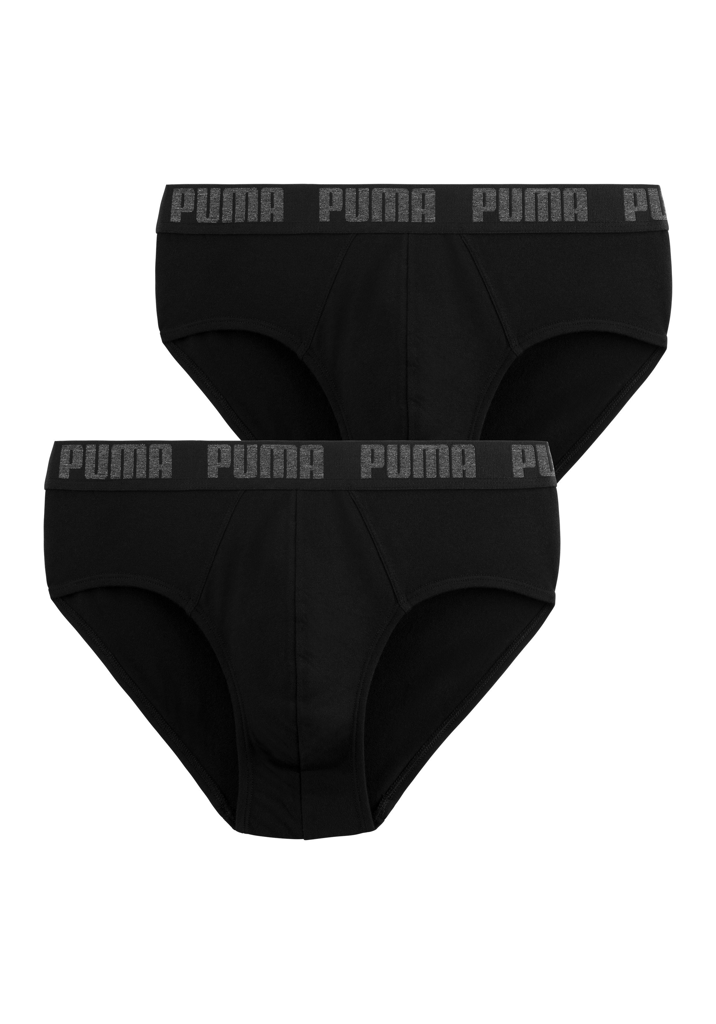PUMA Slip PUMA MEN EVERYDAY BRIEFS 2P (Packung, 2er Pack) mit Logobund günstig online kaufen