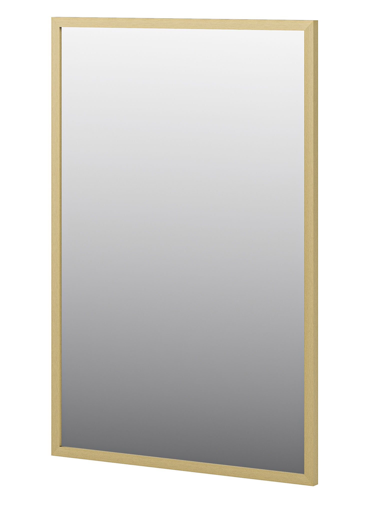 Feldmann-Wohnen Wandspiegel Luxor, 60x2x90cm Brushed Gold Finish
