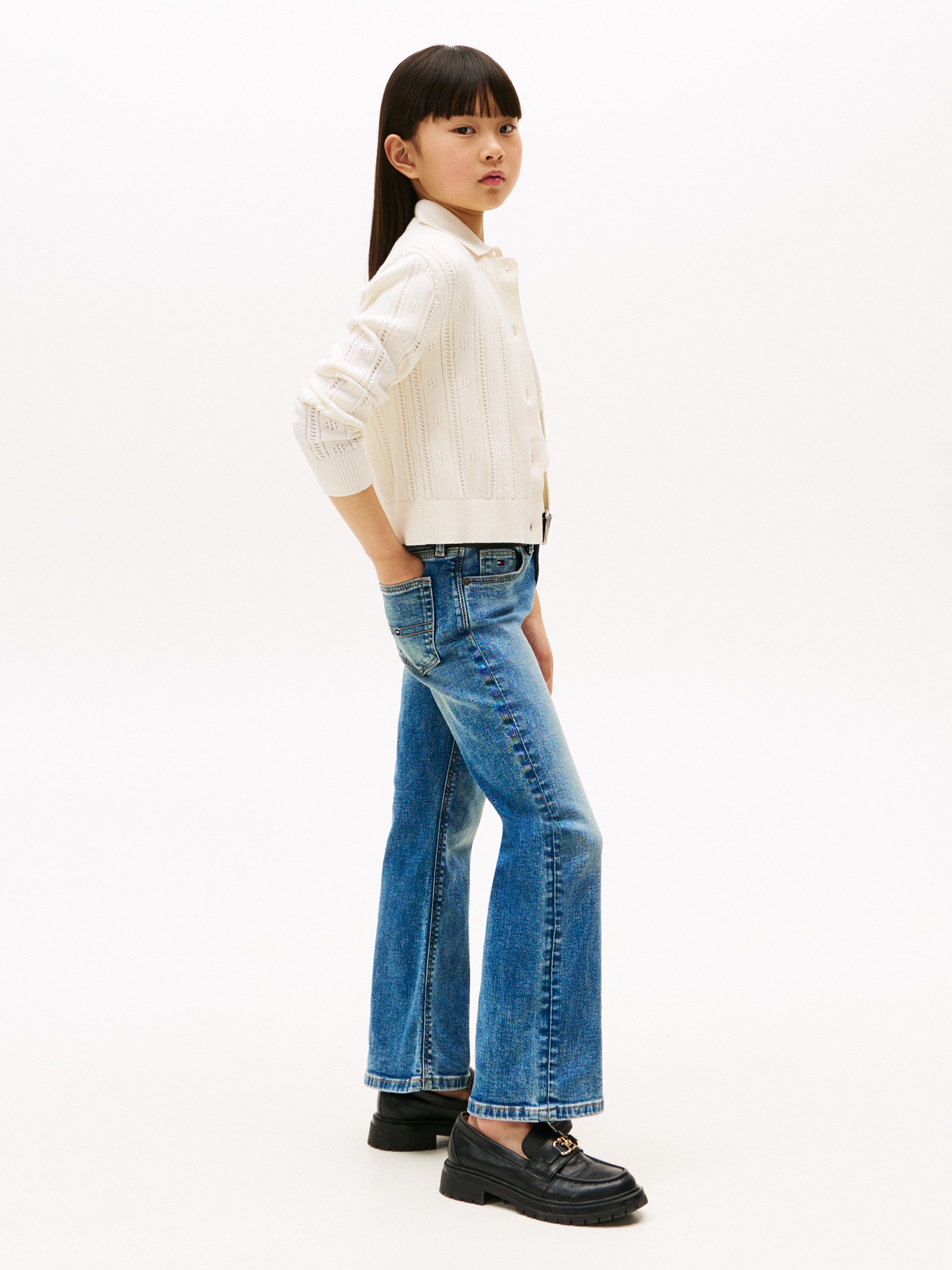 Tommy Hilfiger Bootcut-Jeans FLARE VINTAGE DENIM für Kinder bis 16 Jahre, mit ausgestelltem Bein