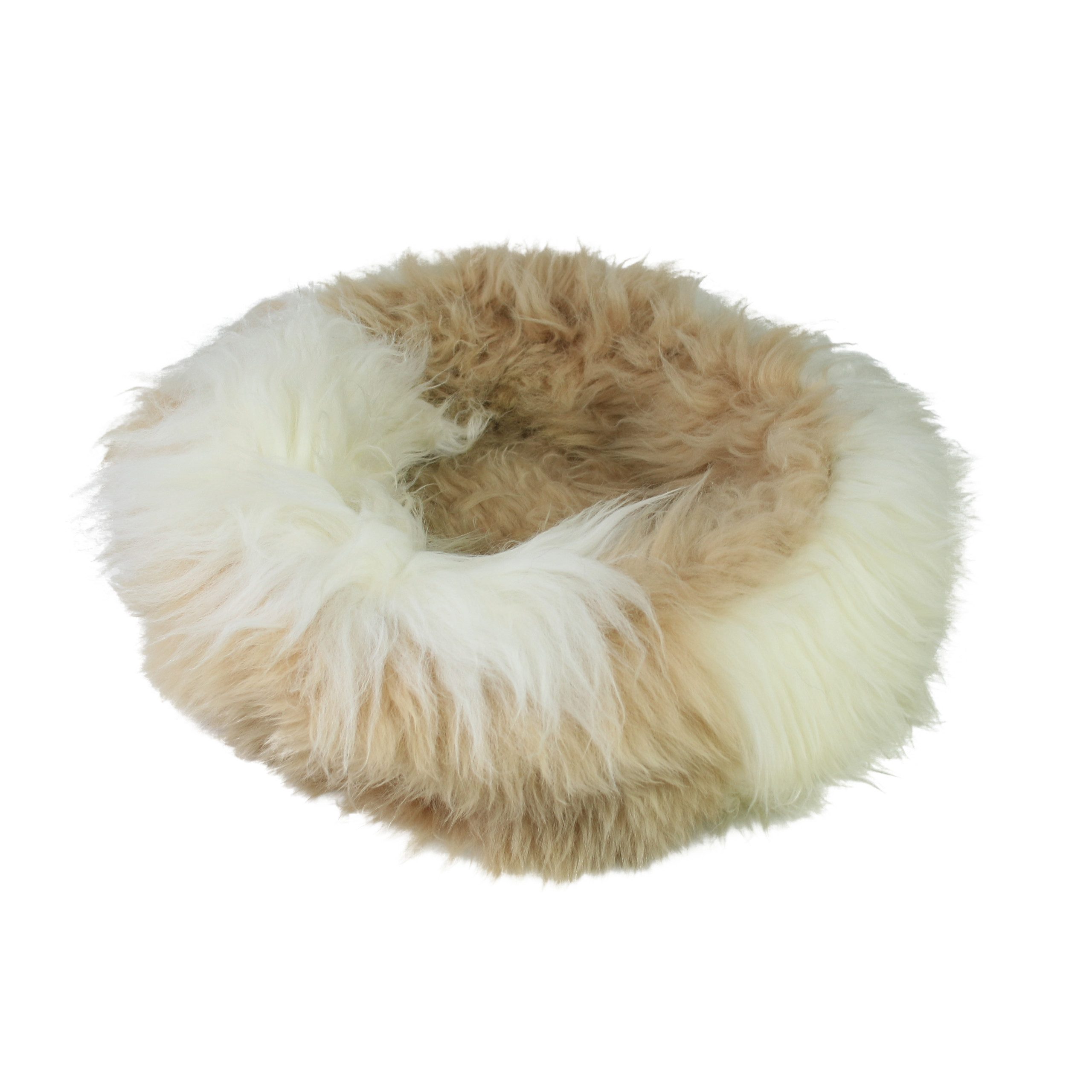 Sheep Dreams Hundekorb Lammfell Hunde/- Katzenbett Ø40cm geflammt – kuschel günstig online kaufen