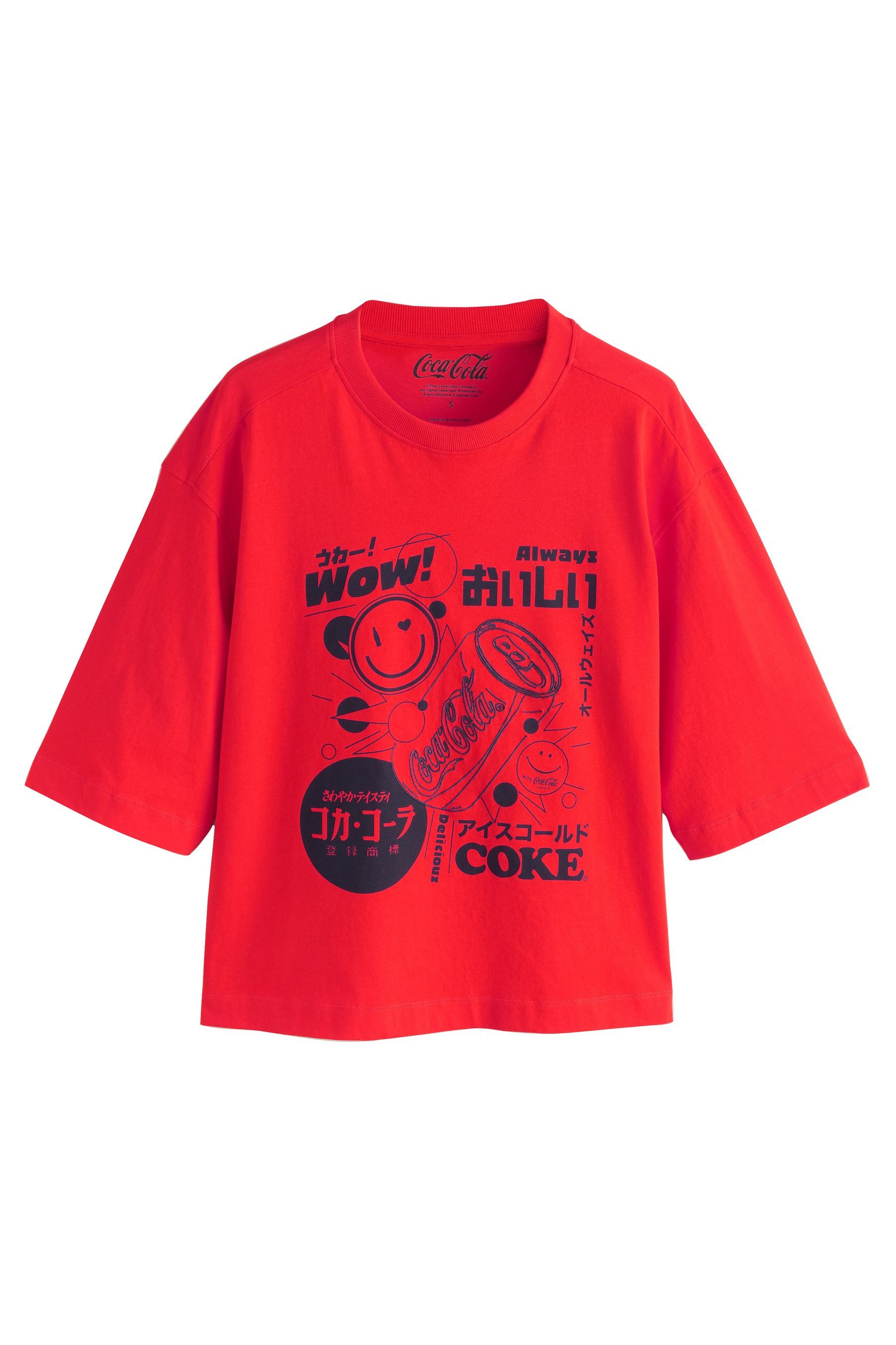 Next T-Shirt Kurzärmeliges T-Shirt mit Grafik-Print, Coke (1-tlg) günstig online kaufen