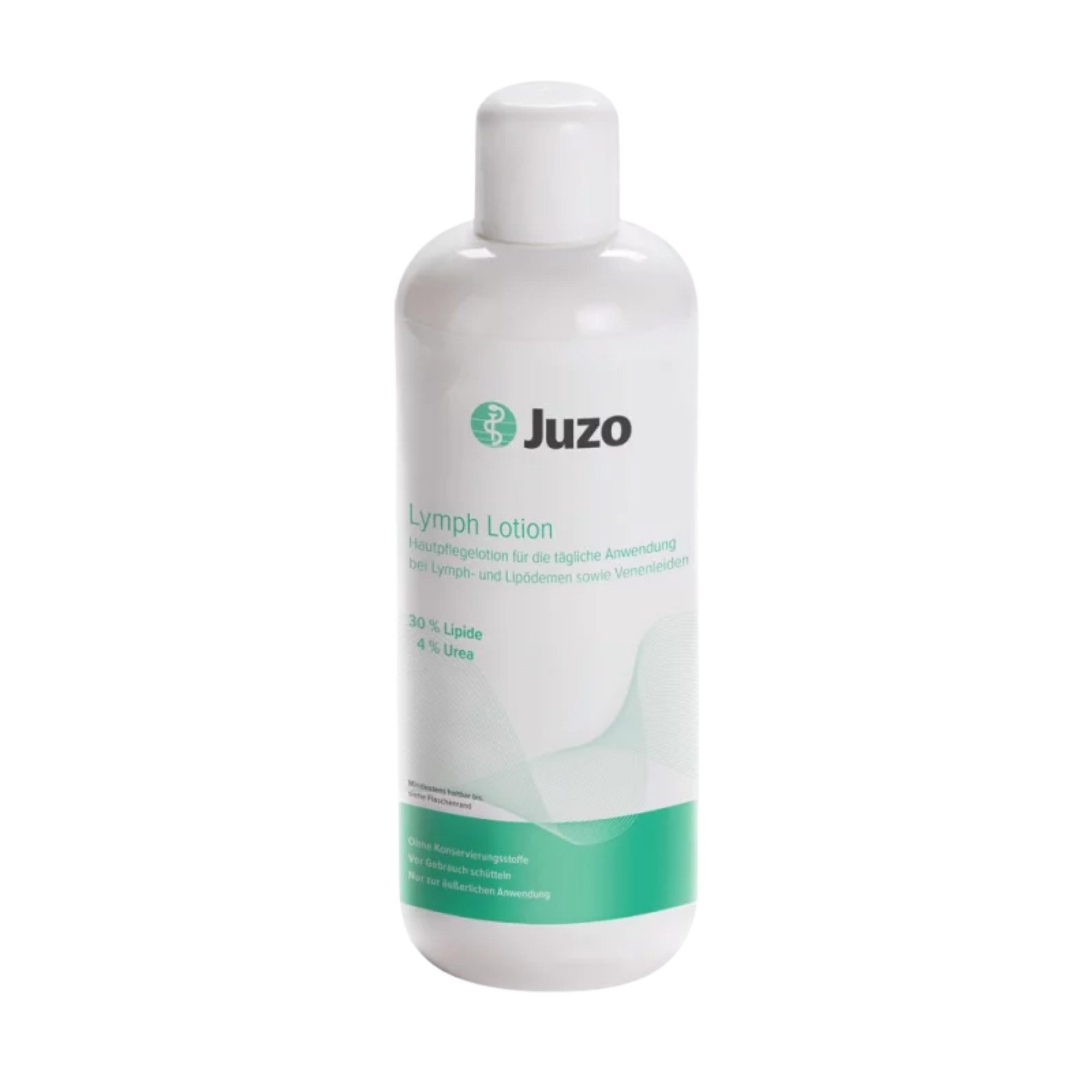 Juzo Hautpflegegel Lymph Lotion Pflegecreme nach dem Tragen von Kompressionsstrümpfen