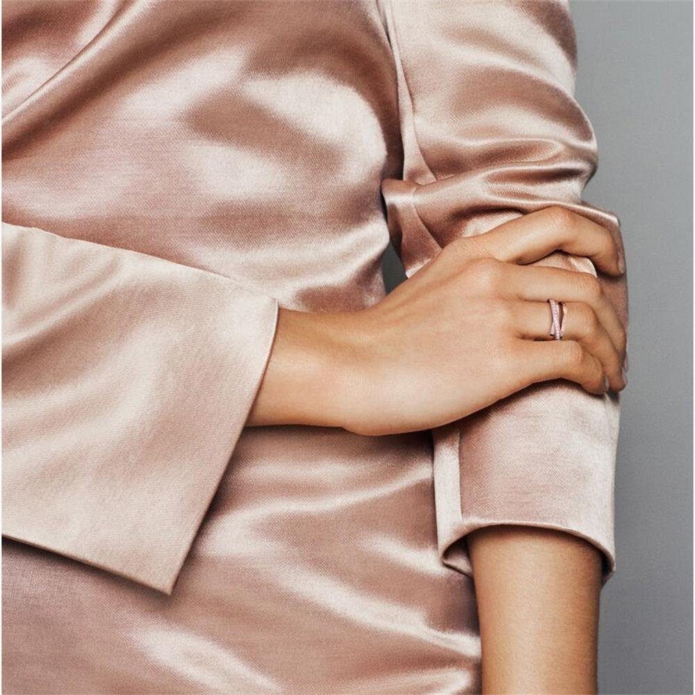 Pandora Fingerring Dreifach gekreuzter Damenring von PANDORA, rosé