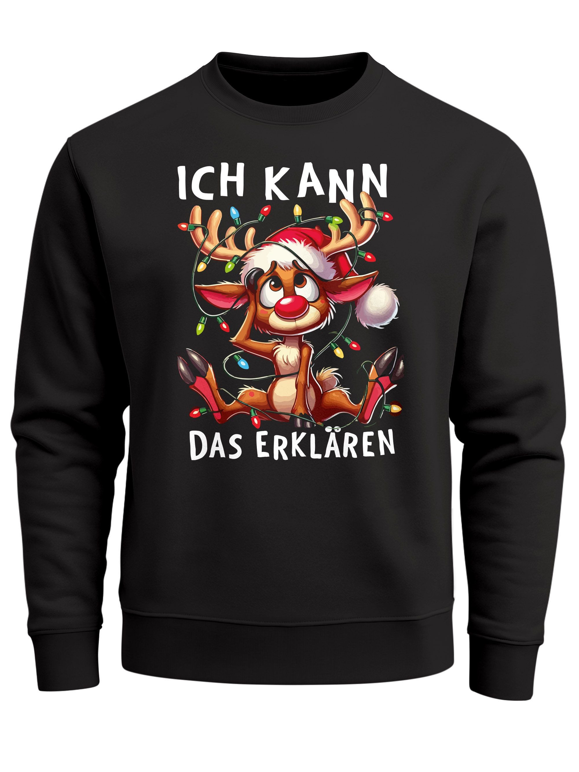 Sweatshirt Sweatshirt Herren Weihnachtspullover Lustig Rentier war ausverkauft