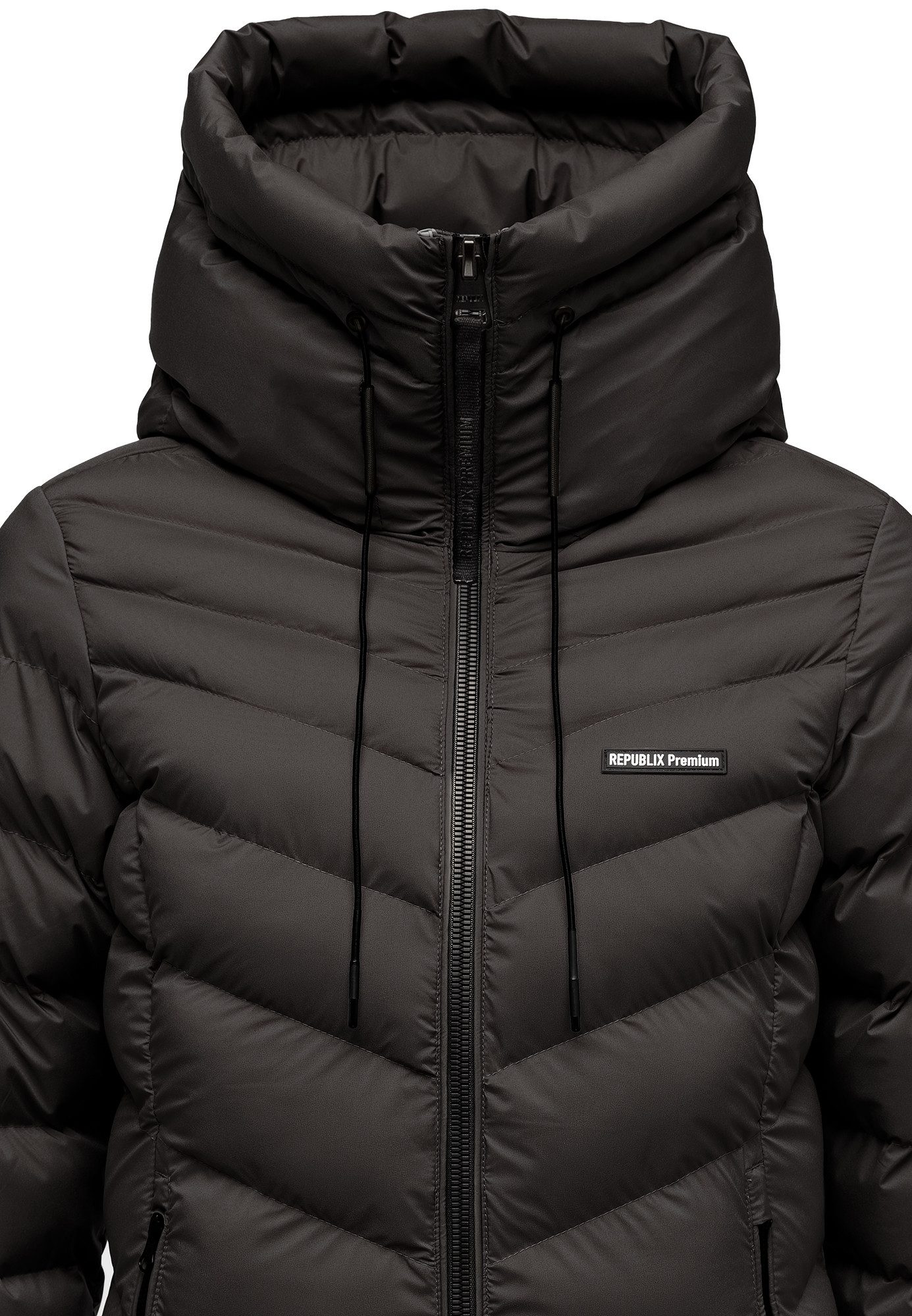 REPUBLIX Winterjacke KAIA Damen Gefütterte Winter Jacke Mantel Parka mit großer Kapuze