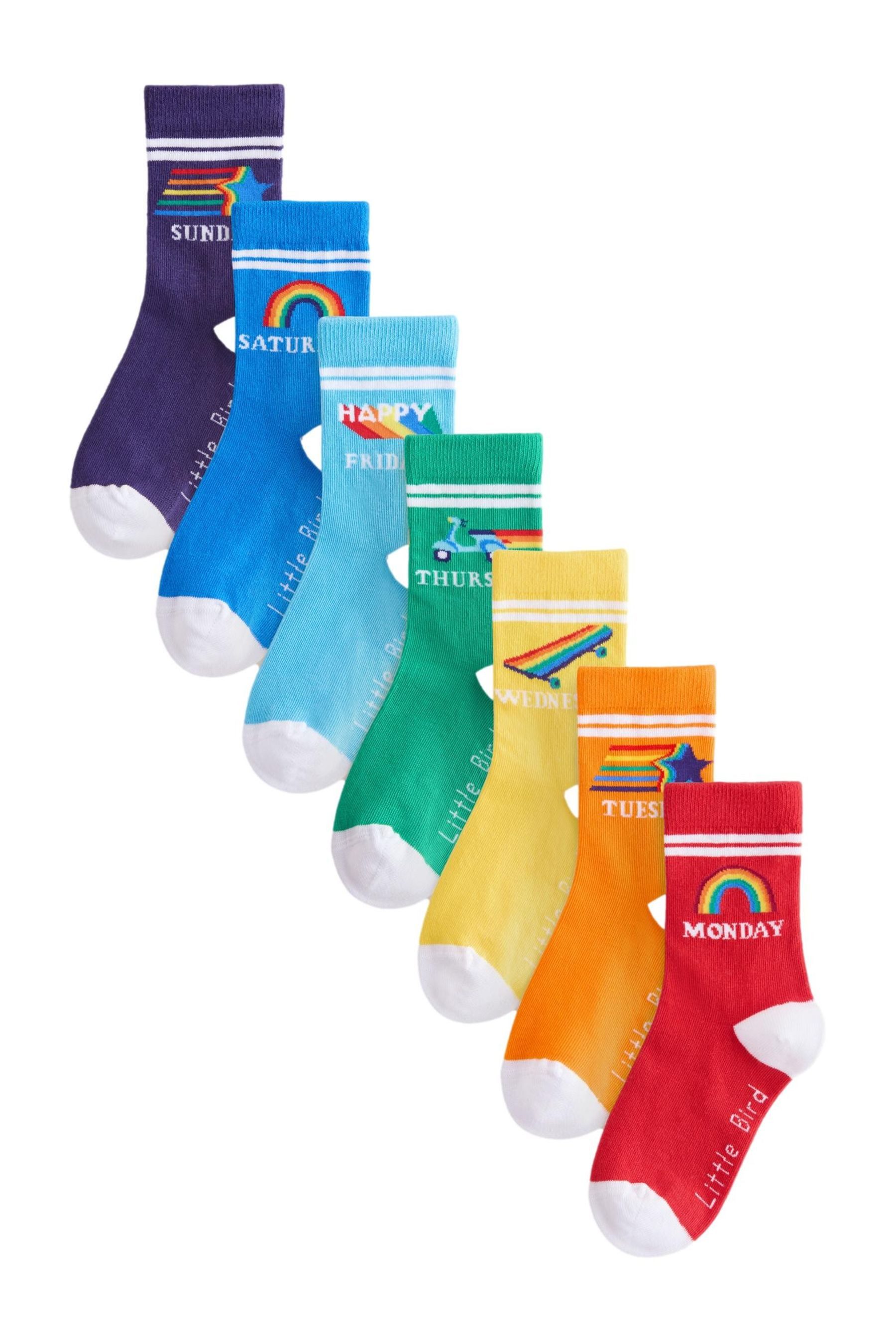 Little Bird by Jools Oliver Basicsocken 7 x Little Bird by Jools Oliver Wochentage-Socken (1-Paar)