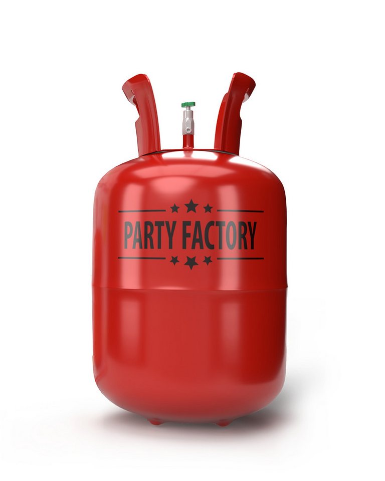 Party Factory Helium Party Factory Helium Ballongas-Flasche für 30 Ballons 200l Gasfüllung, Abgefüllt in Deutschlad