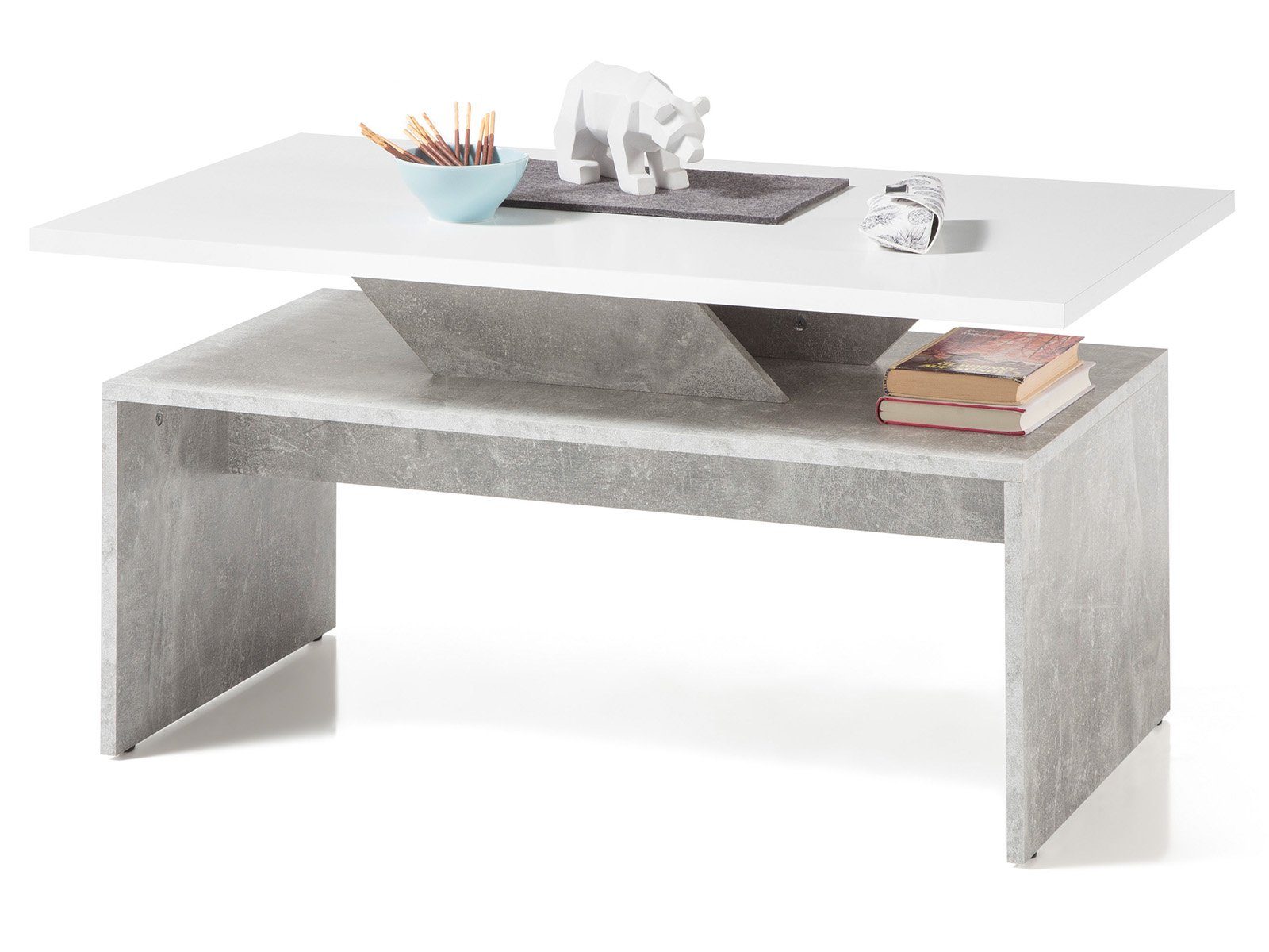 möbelando Couchtisch Alicante, 100 x 50 günstig online kaufen