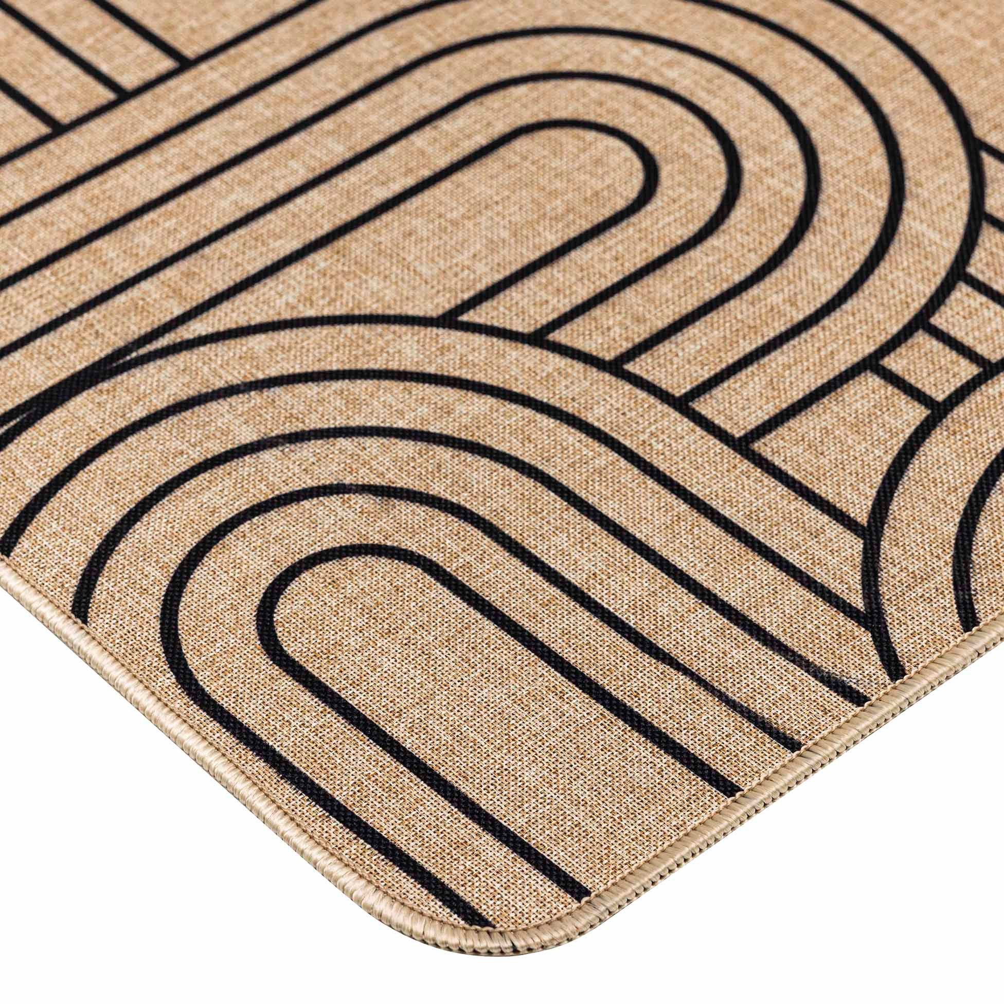 Douceur d'intérieur Teppich Gewebter Teppich mit Muster, 45 x 75 cm, MODUL