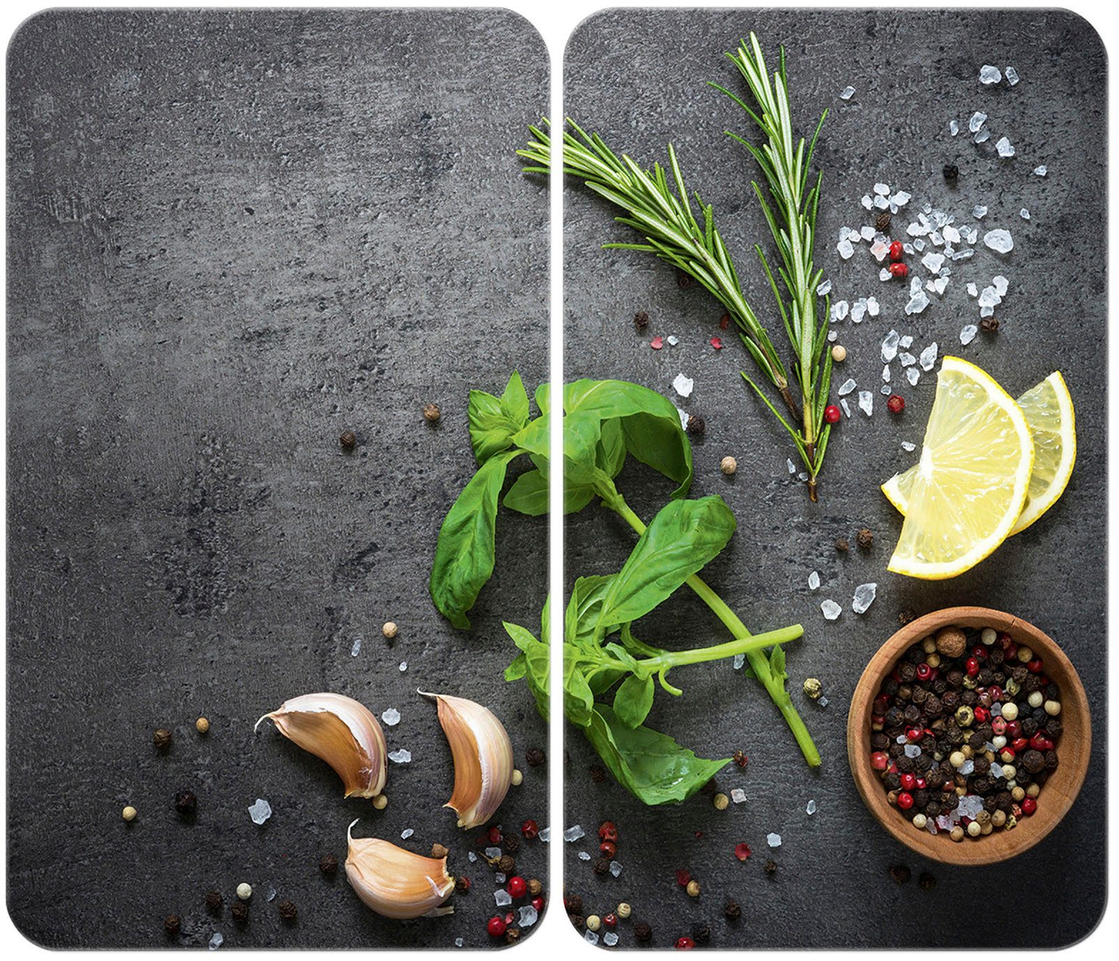 Herd-Abdeckplatte Universal Modell Kräuter