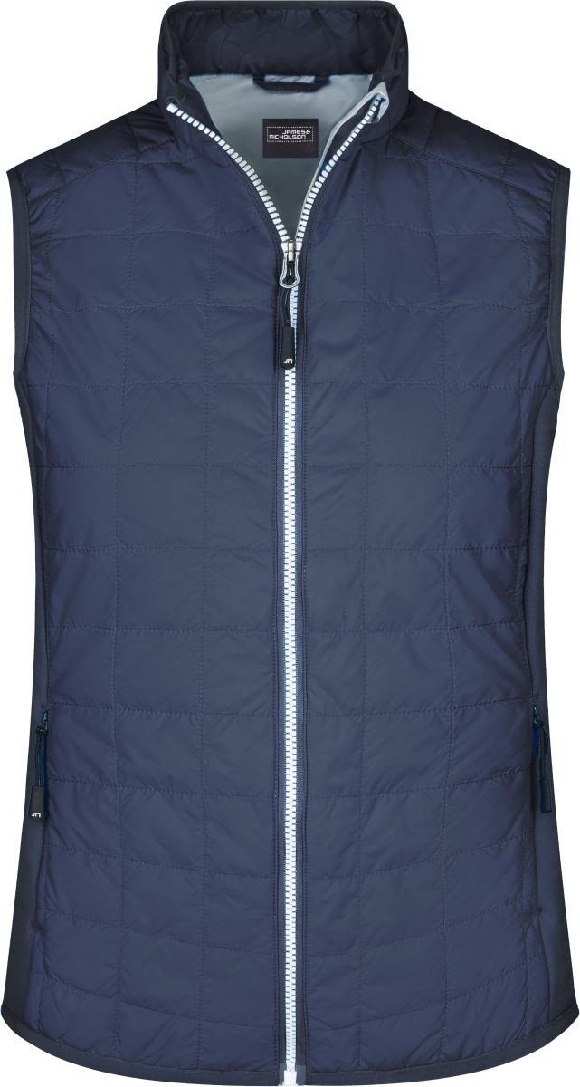 James & Nicholson Steppweste James & Nicholson JN 1113 Damen Hybrid Gilet navy | Steppwesten