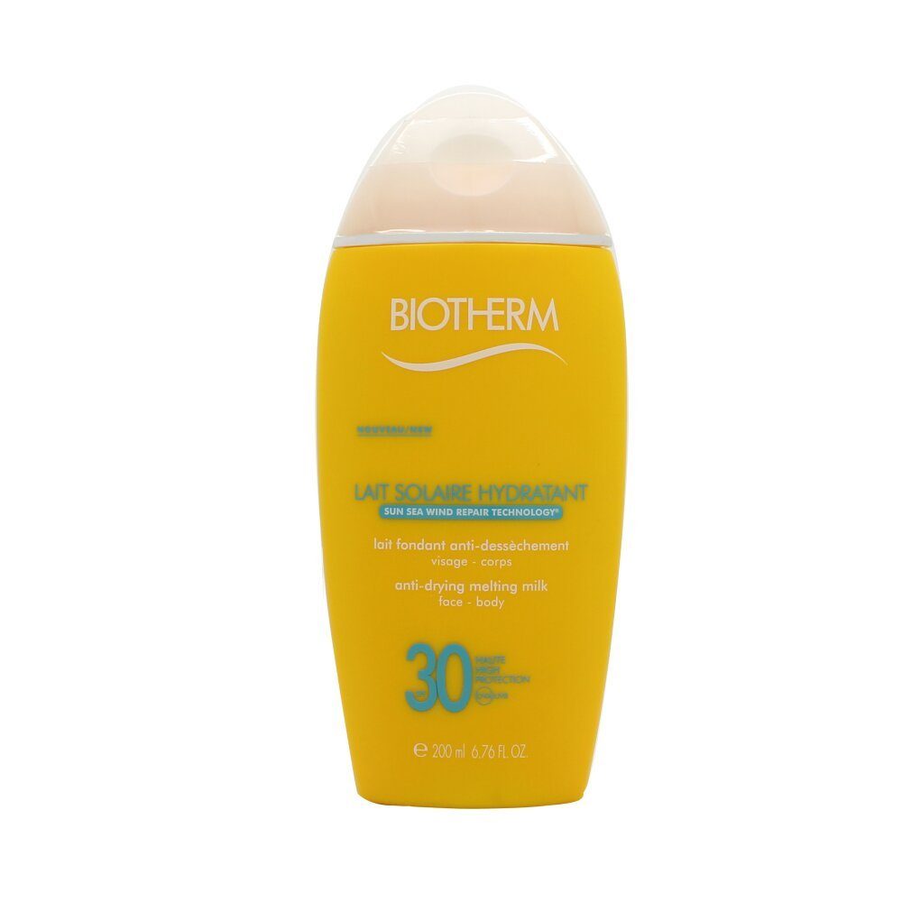 BIOTHERM Sonnenschutzpflege Lait Solaire UVA/UVB Schutz Melting Sonnenmilch LSF 30 200ml