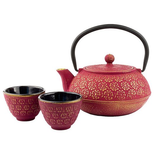 Bredemeijer Teekanne »3tlg. Gusseisen Tee-Set "Shanghai Gold" in«