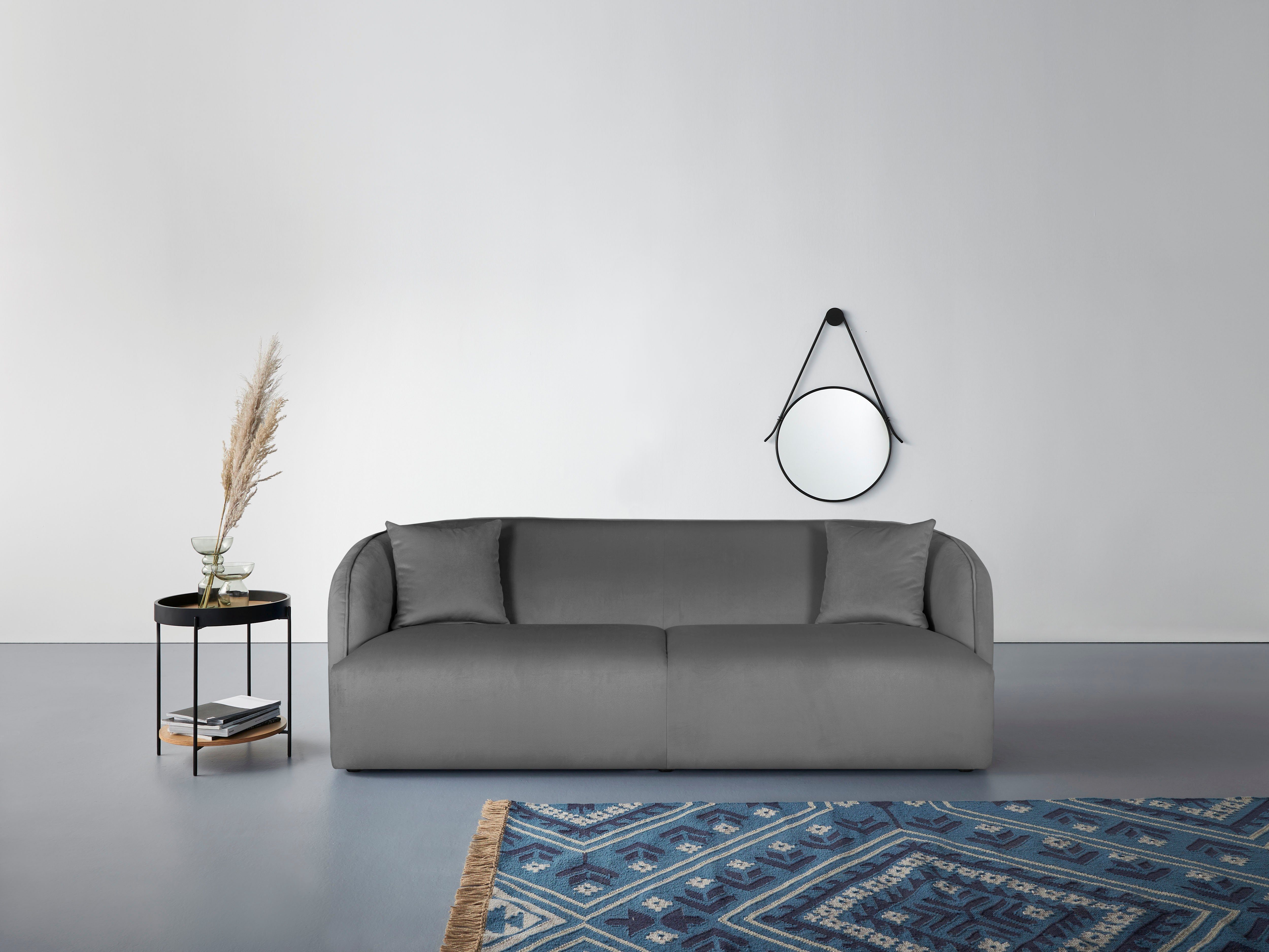 andas 3-Sitzer "Knautschzone" auch mit Bouclé-Bezug günstig online kaufen