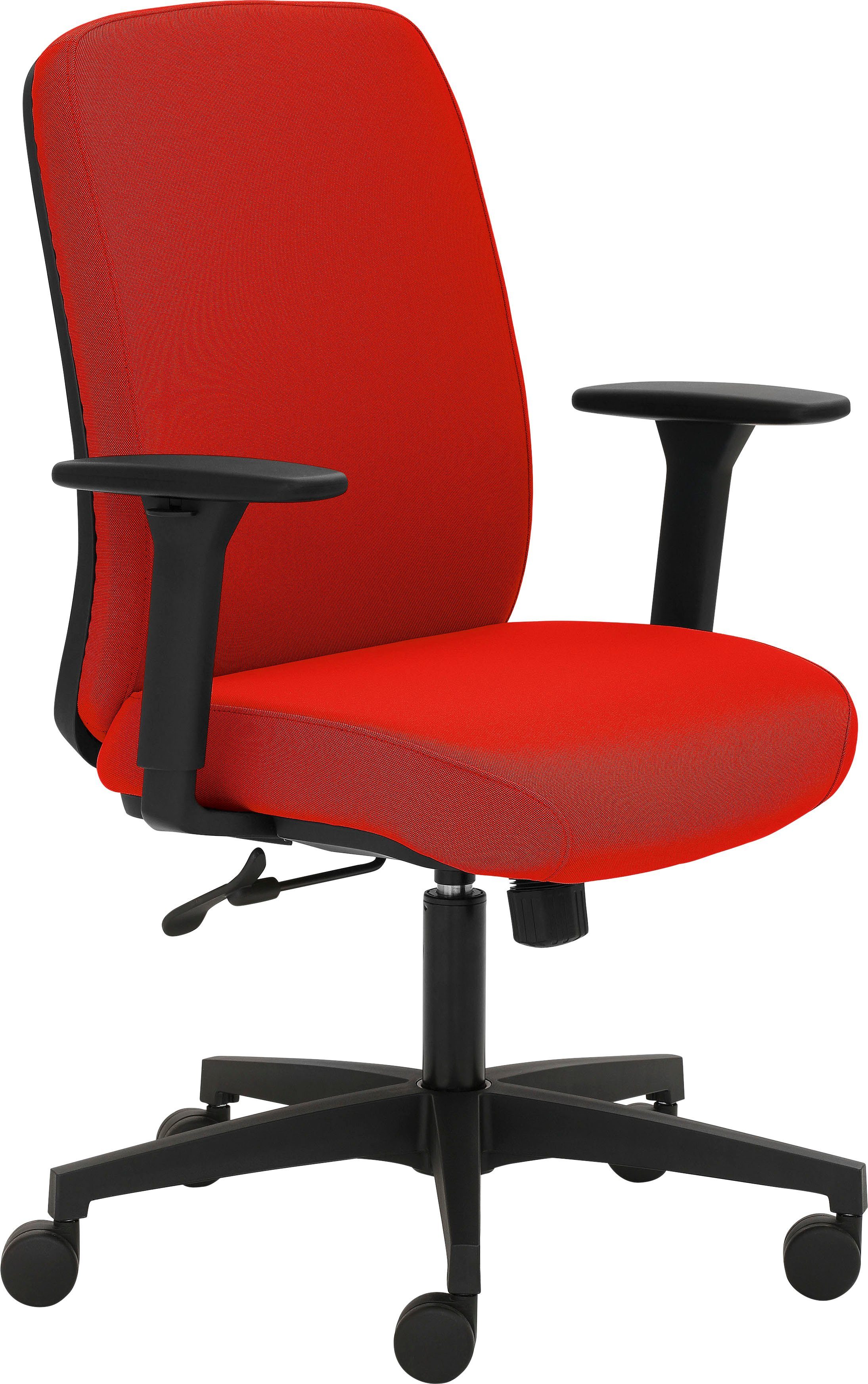 Drehstuhl 2219, Sitzmöbel maximalen extra | für starke GS-zertifiziert, Kirschrot Polsterung Sitzkomfort Kirschrot Mayer