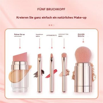 RefinedFlare Kosmetikpinsel-Set foldable makeup brushes for applying foundation, eyebrow, lip, eyeshadow, and loose powder