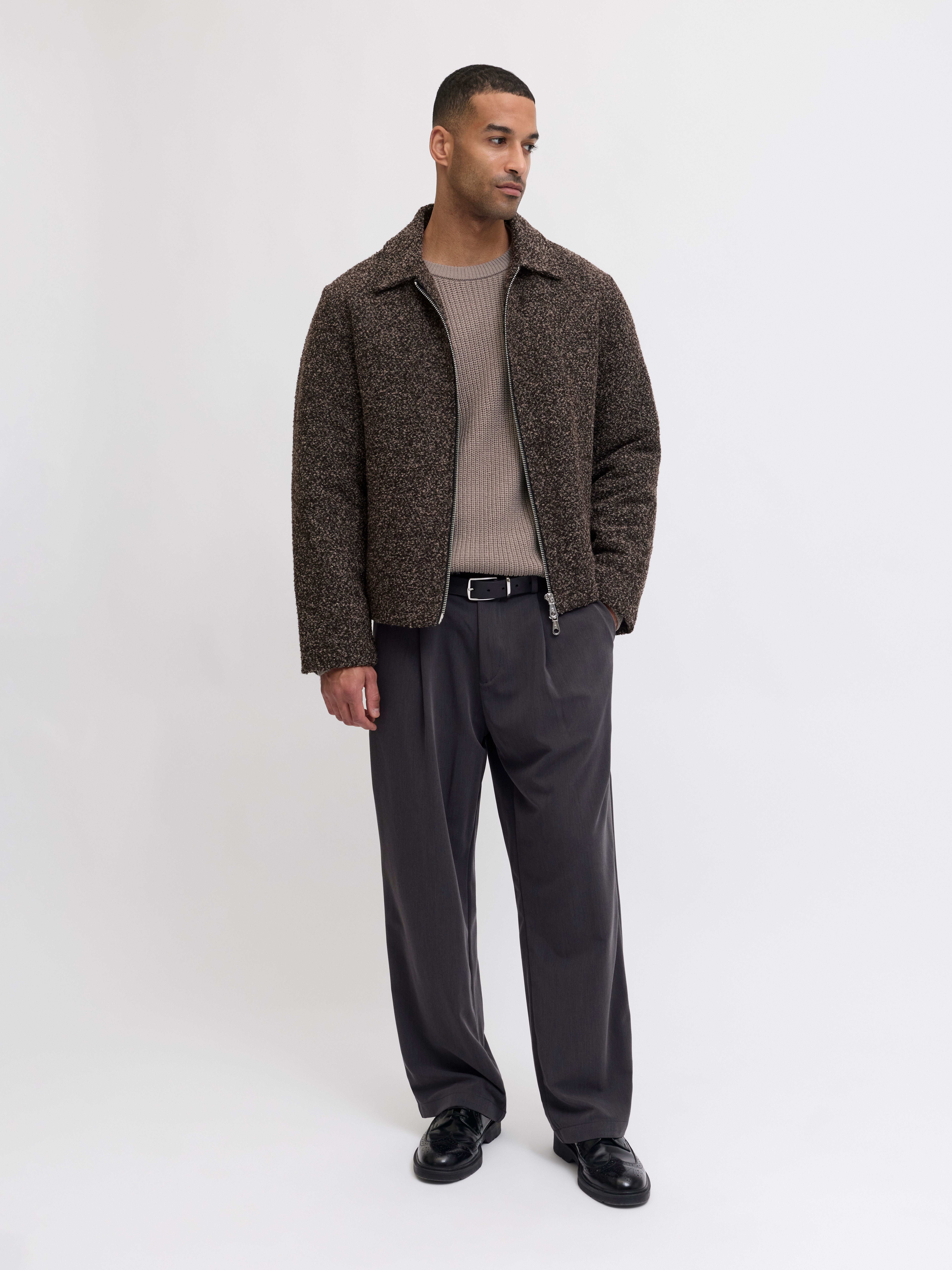 Jack & Jones Rundhalspullover JJKAITO KNIT CREW NECK BF