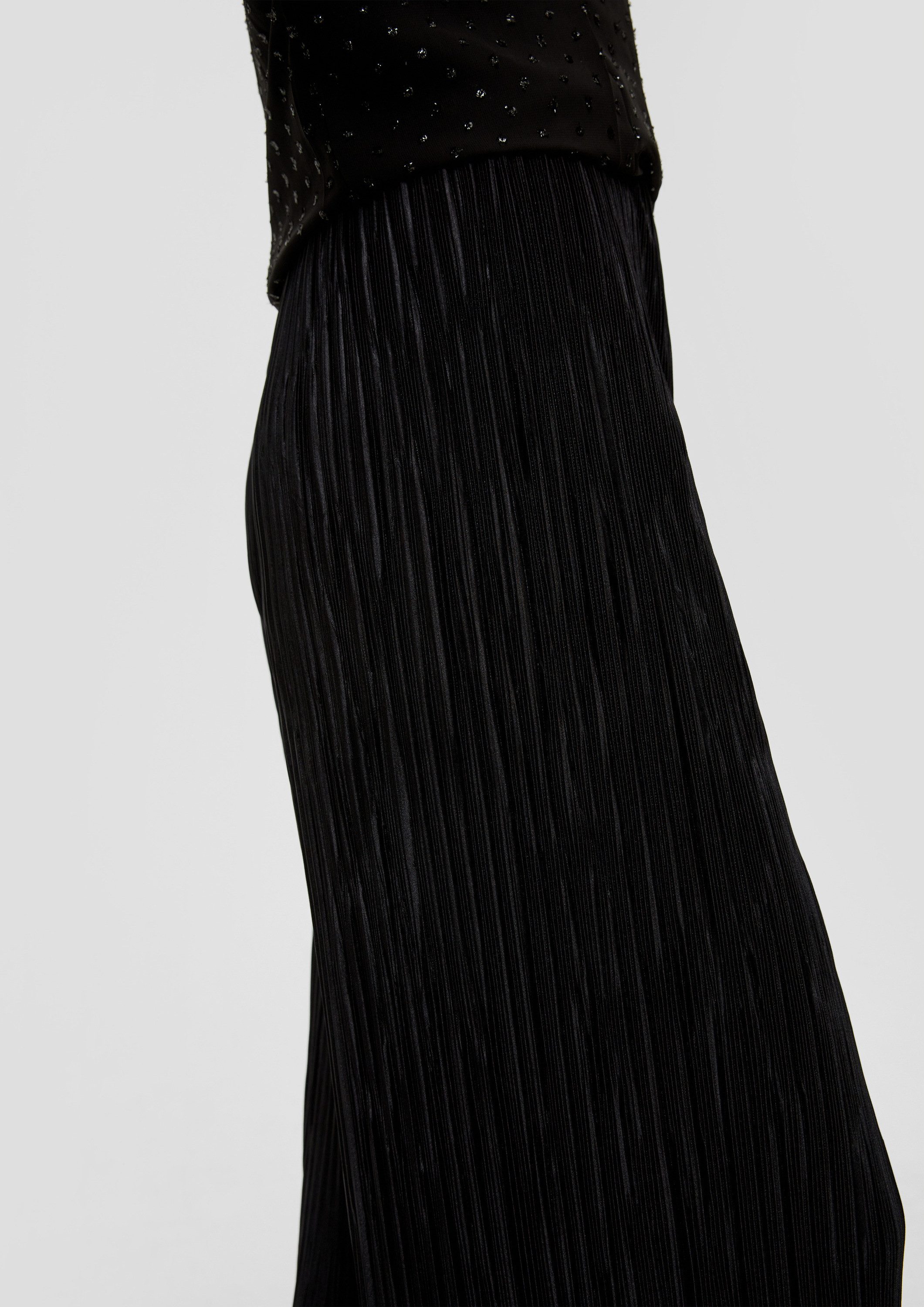 s.Oliver Chinos Hose Regular: Hose mit Plisseefalten