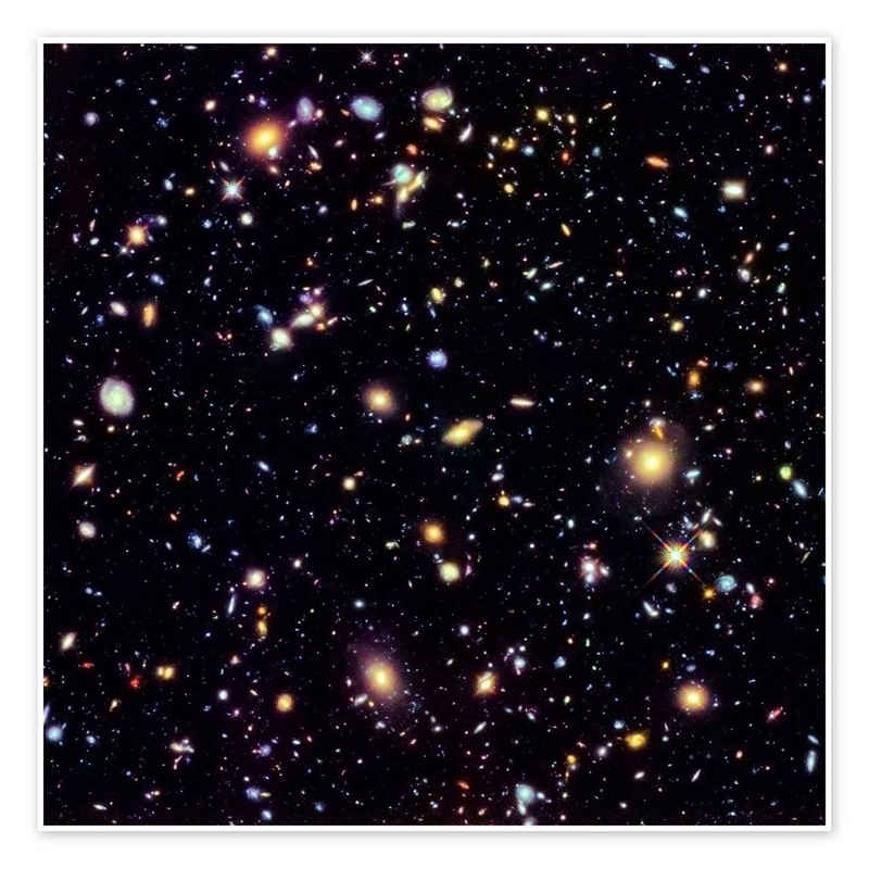 Posterlounge Poster NASA, Hubble Extreme Deep Field, Fotografie