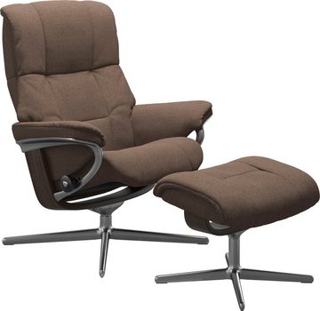 Stressless® Fußhocker Mayfair, mit Cross Base, Größe S, M & L, Holzakzent Wenge