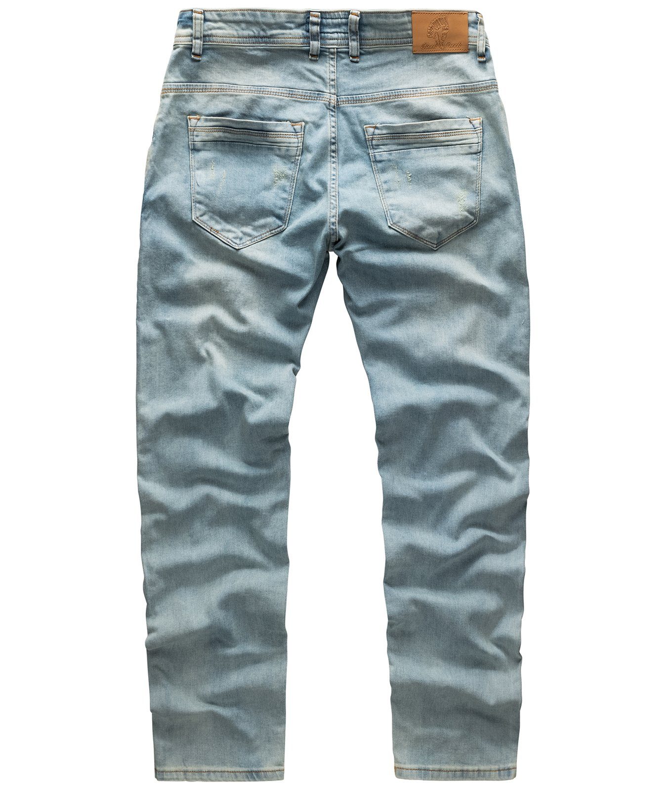 RC-2109 Jeans Rock Regular Creek Hellblau Regular-fit-Jeans Herren Fit