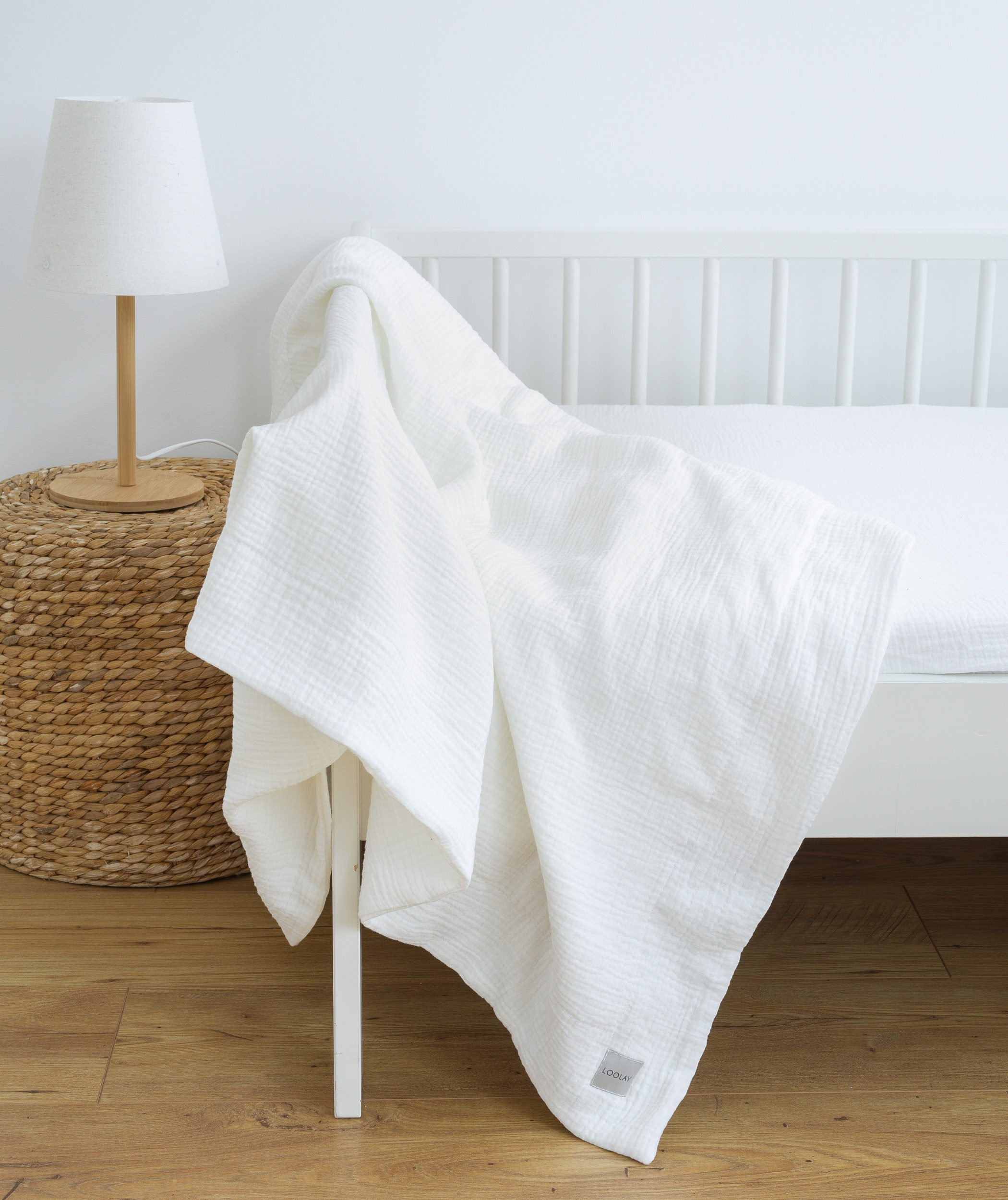 Wohndecke 2-LAGIGE Baumwolle dick MUSSELIN Decke günstig online kaufen