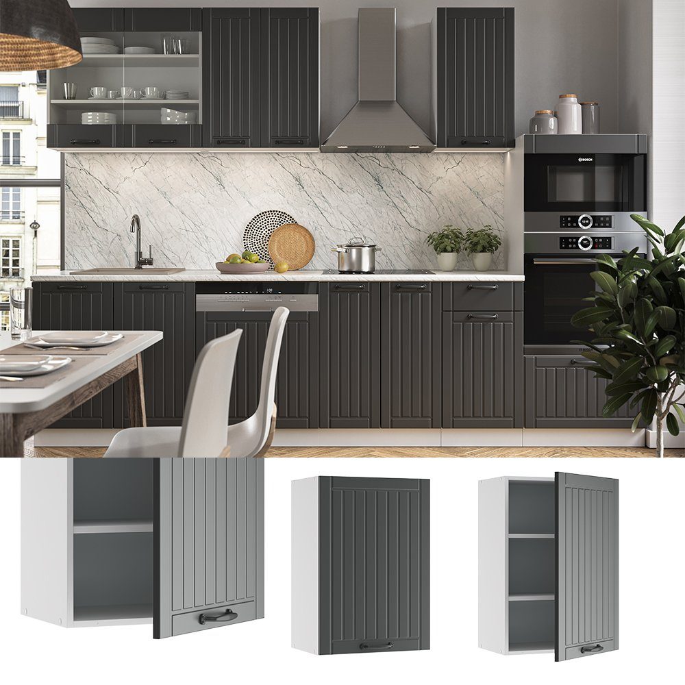 Vicco Hängeschrank Fame-Line, Anthrazit/Weiß, 50 cm günstig online kaufen