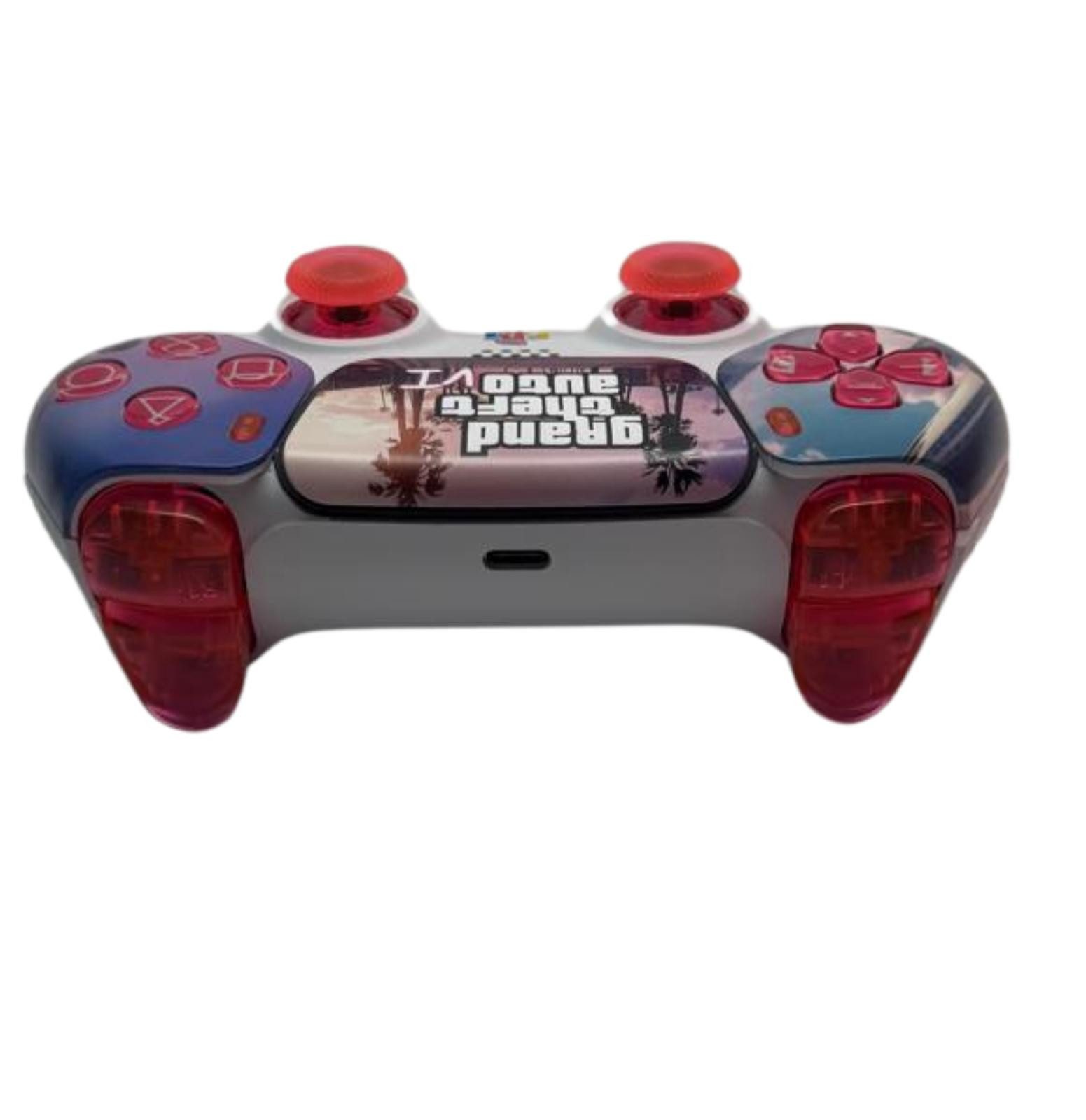 Paju-technik Design GTA 6 PlayStation 5-Controller (Hall Effekt Sticks/Digitaltasten/smart Trigger/2er-4er Paddle/Grip)