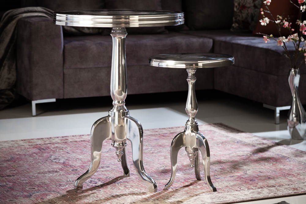 riess-ambiente Beistelltisch SAVOY 55cm silber, Metall · rund · Couchtisch · Orientalischer Stil – Bild 5 von 5