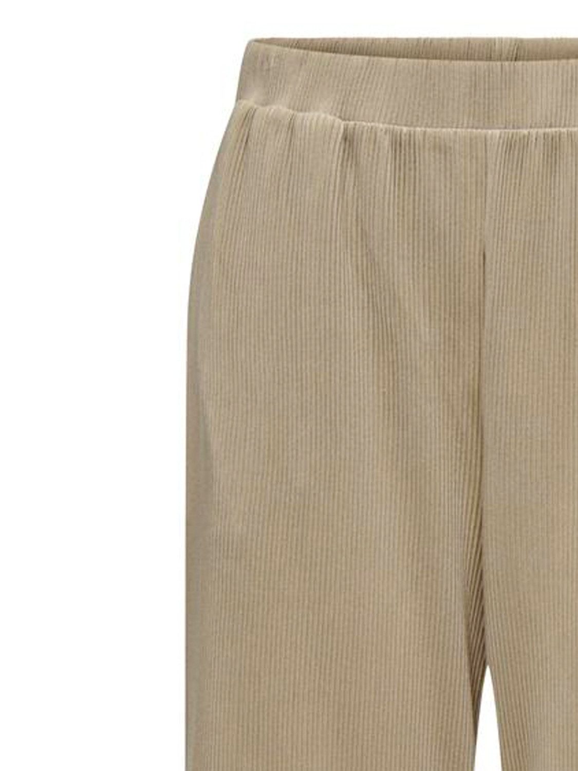 JACQUELINE de YONG Stoffhose weiter Beinschnitt hoher Taille elegant für Normal Fit unifarben elastisch durchgehend casual-Style