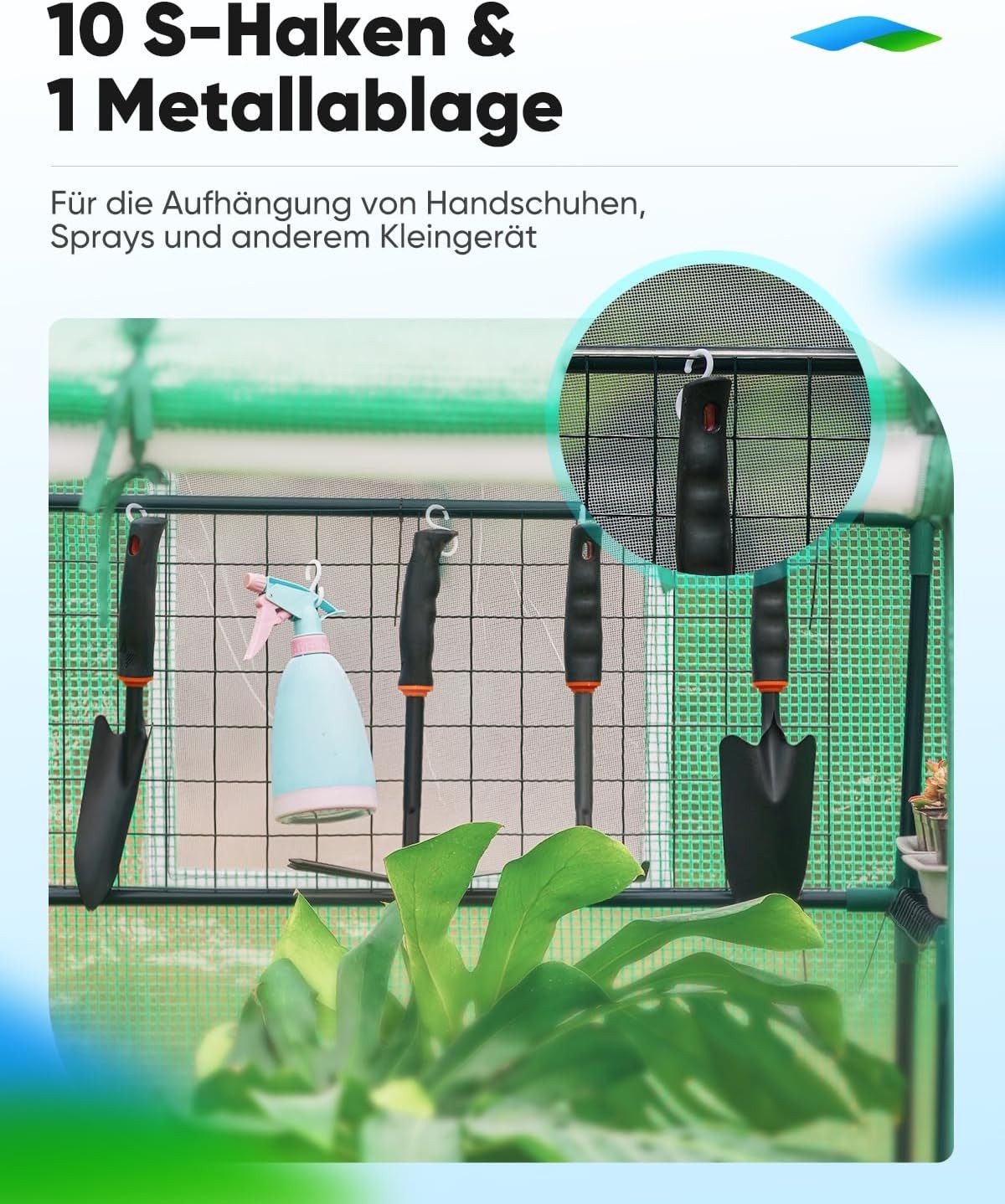 DOTMALL Tomatengewächshaus Gewächshaus...