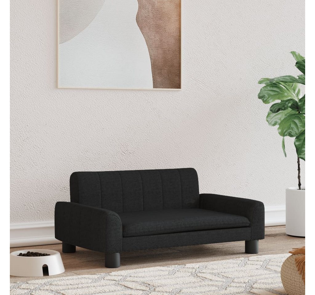 Thumbnail - vidaXL Tierbett, Hundebett Schwarz 70x45x30 cm Stoff